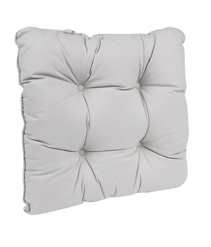 Swaas Seat Pad with ties 15" x 15" with super soft foam cushion - Grey