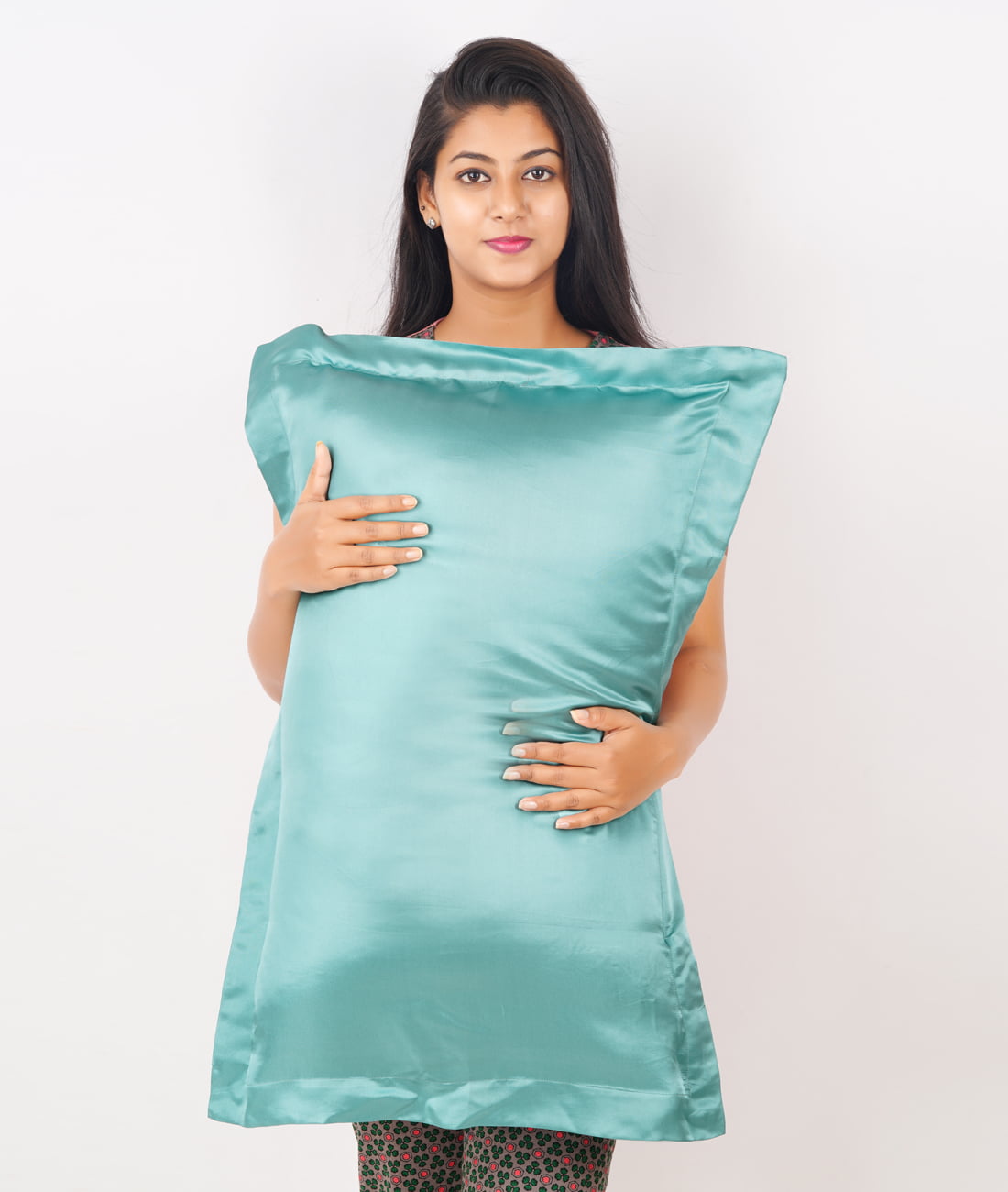 Swaas 100% Mulberry Silk Eucalyptus Pillow Cases - Set of 2