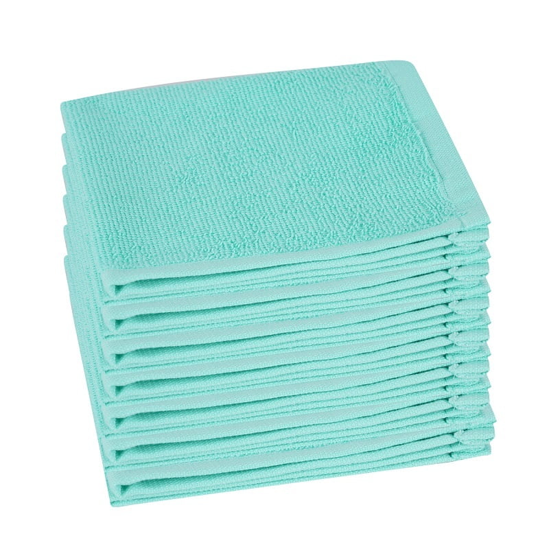 100% Cotton Terry Dish Cloth - Cloud Burst - Set of 8