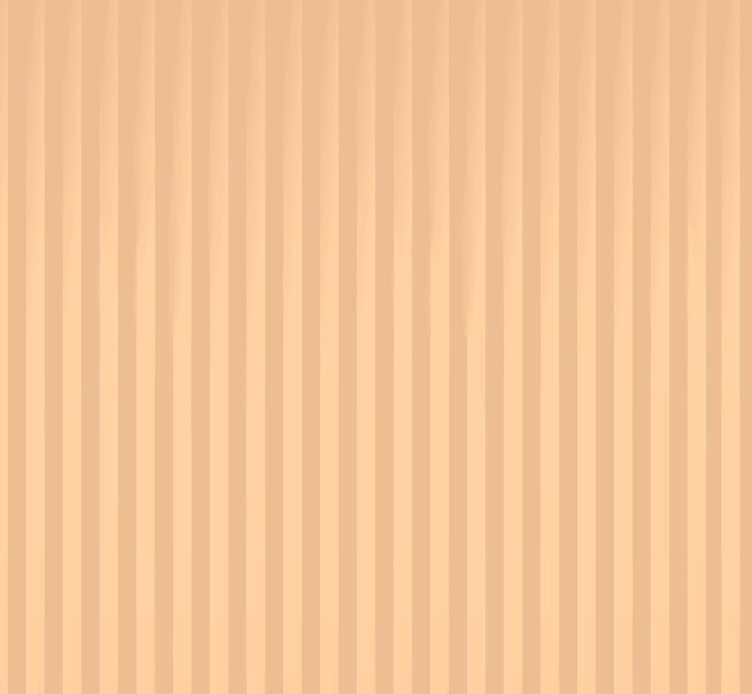 100% Pure Cotton 6mm Stripes Beige Bedsheet Set