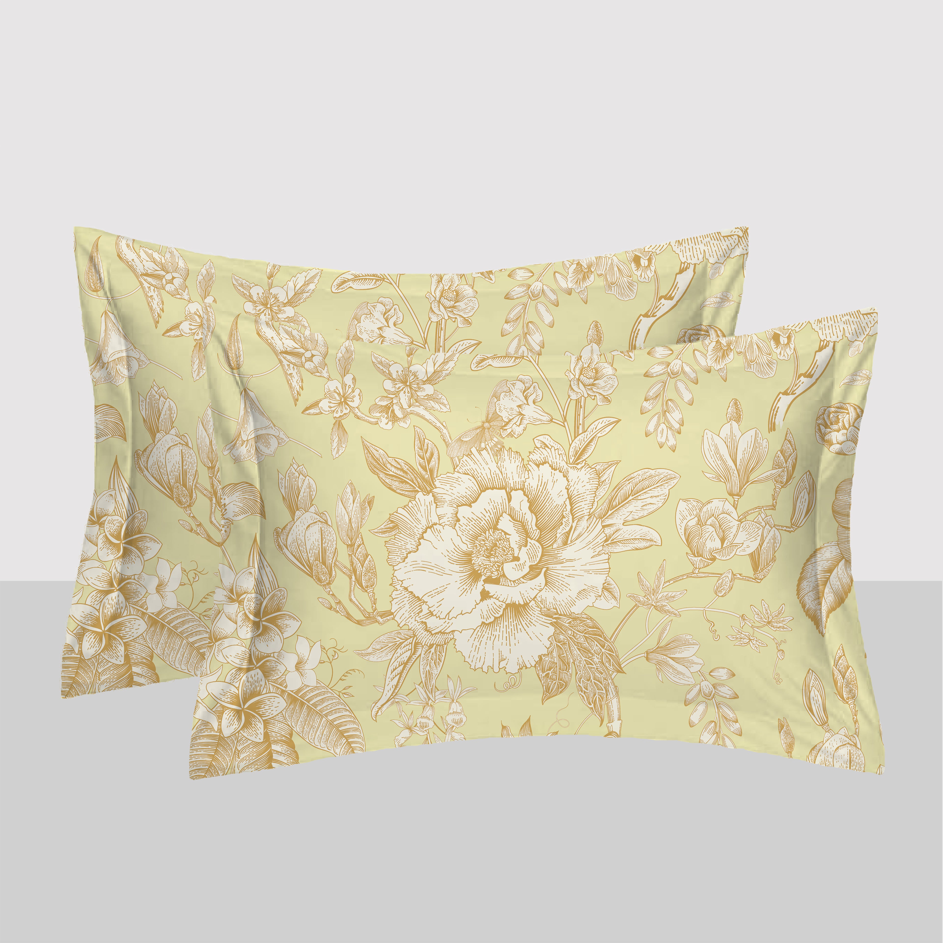 Swaas 100% Pure Cotton Botanic Bliss Pillow Covers