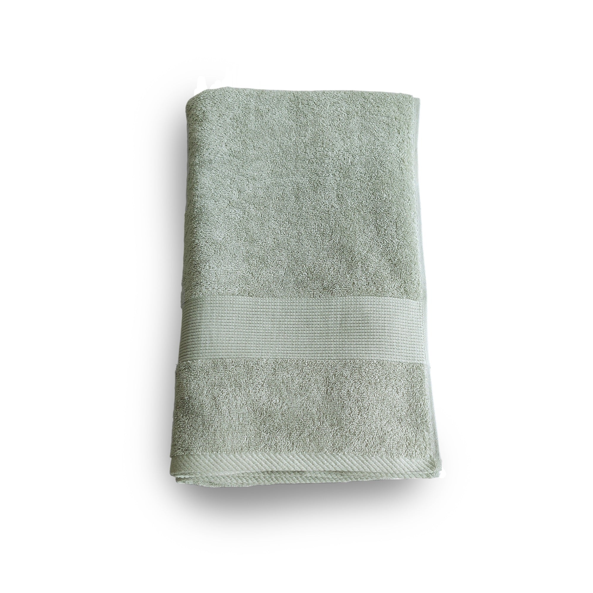 100% Cotton Terry Bath Sheet - Sage