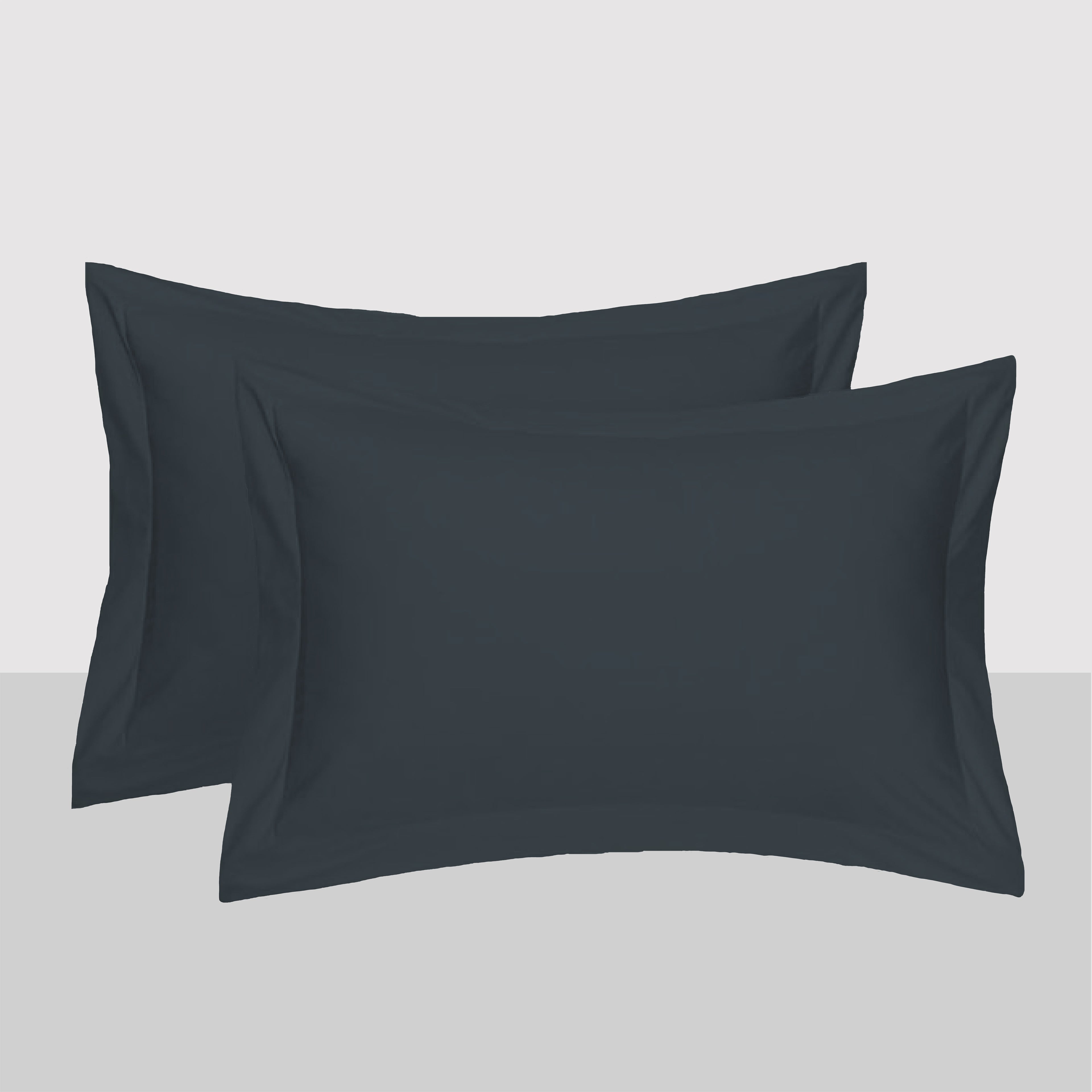 Swaas 100% Cotton Turbulence Solid Dyed Pillow Covers