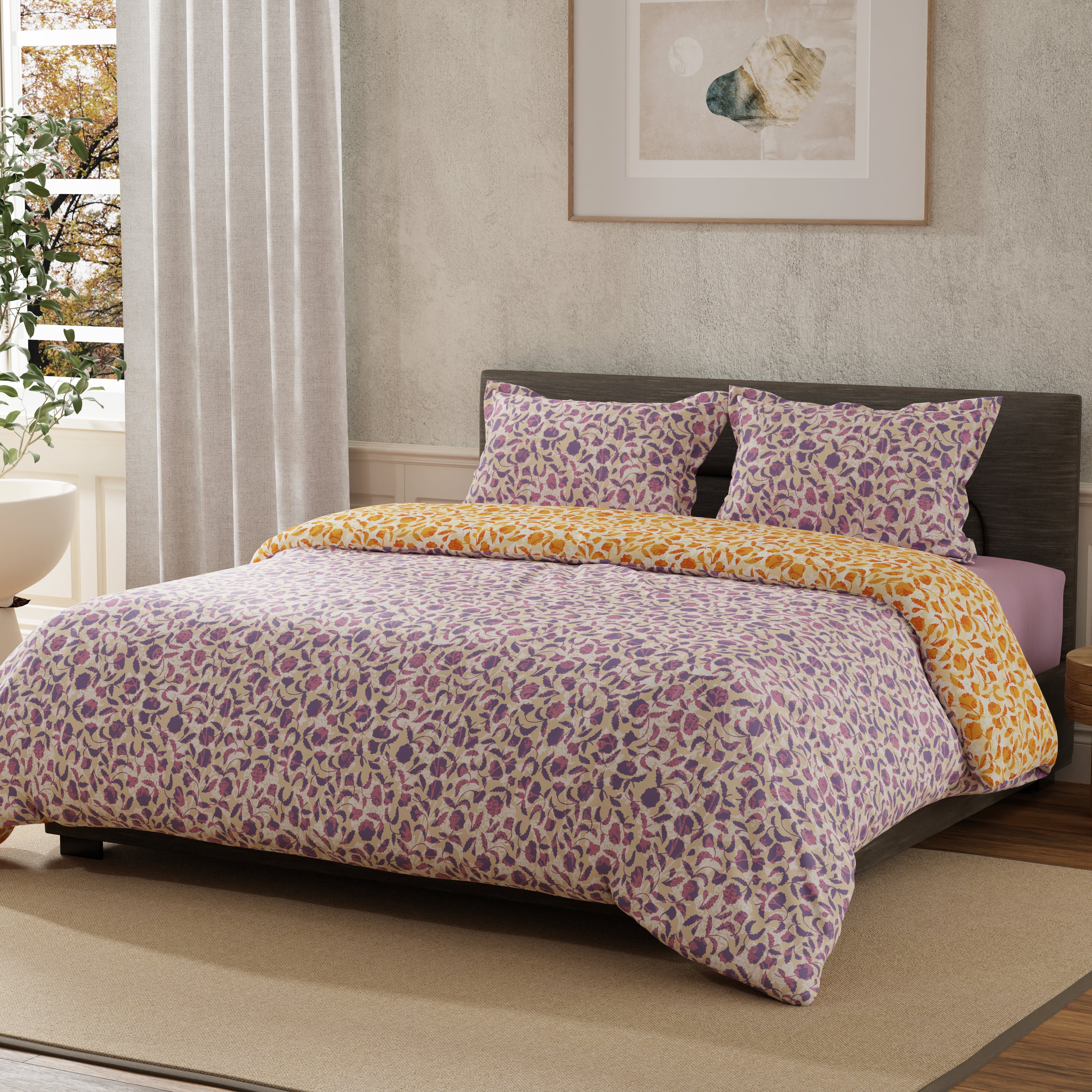 100% Cotton 200 TC Reversible Quilt - Luma