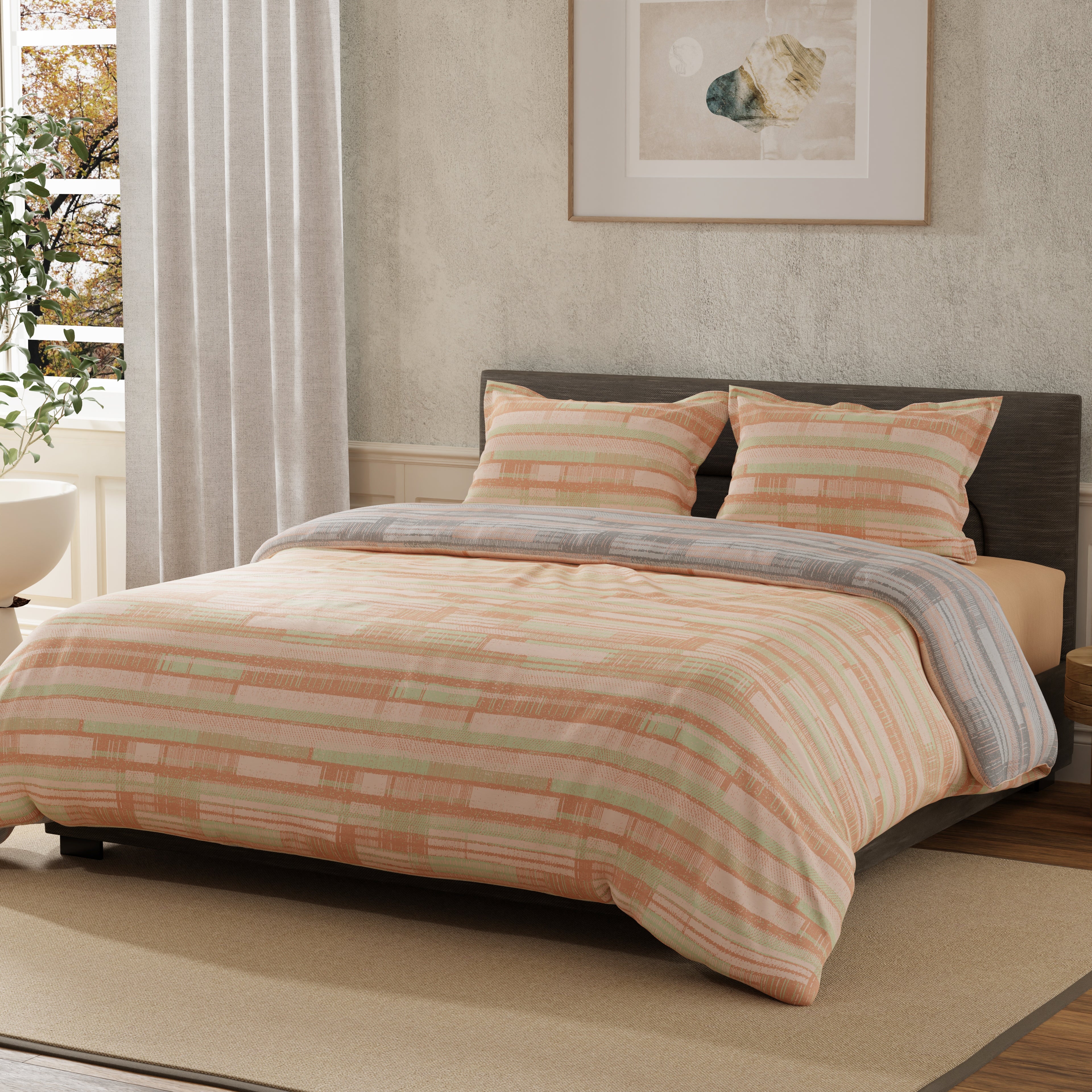 100% Cotton 200 TC Reversible Quilt - Wazo