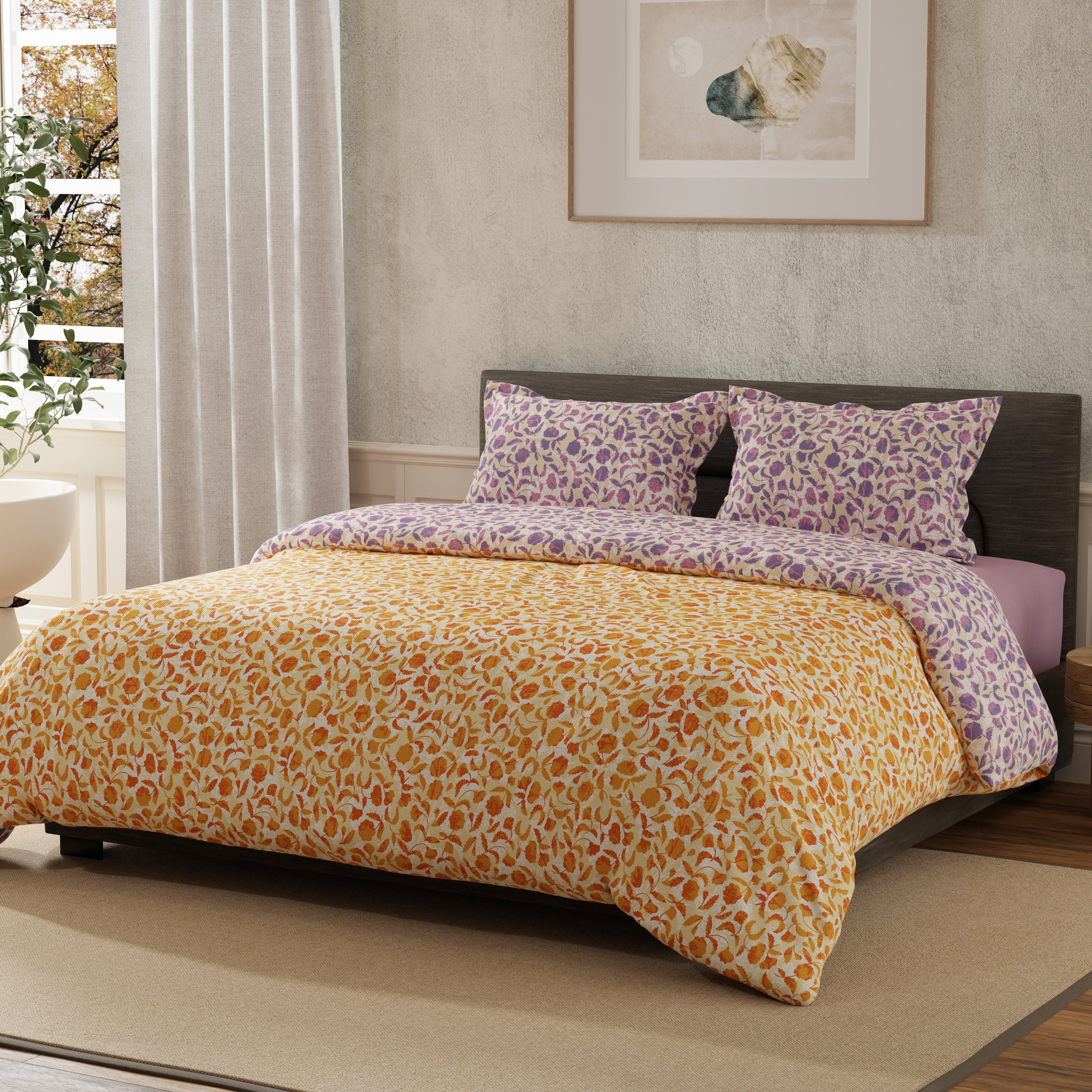 100% Cotton 200 TC Reversible Quilt - Luma