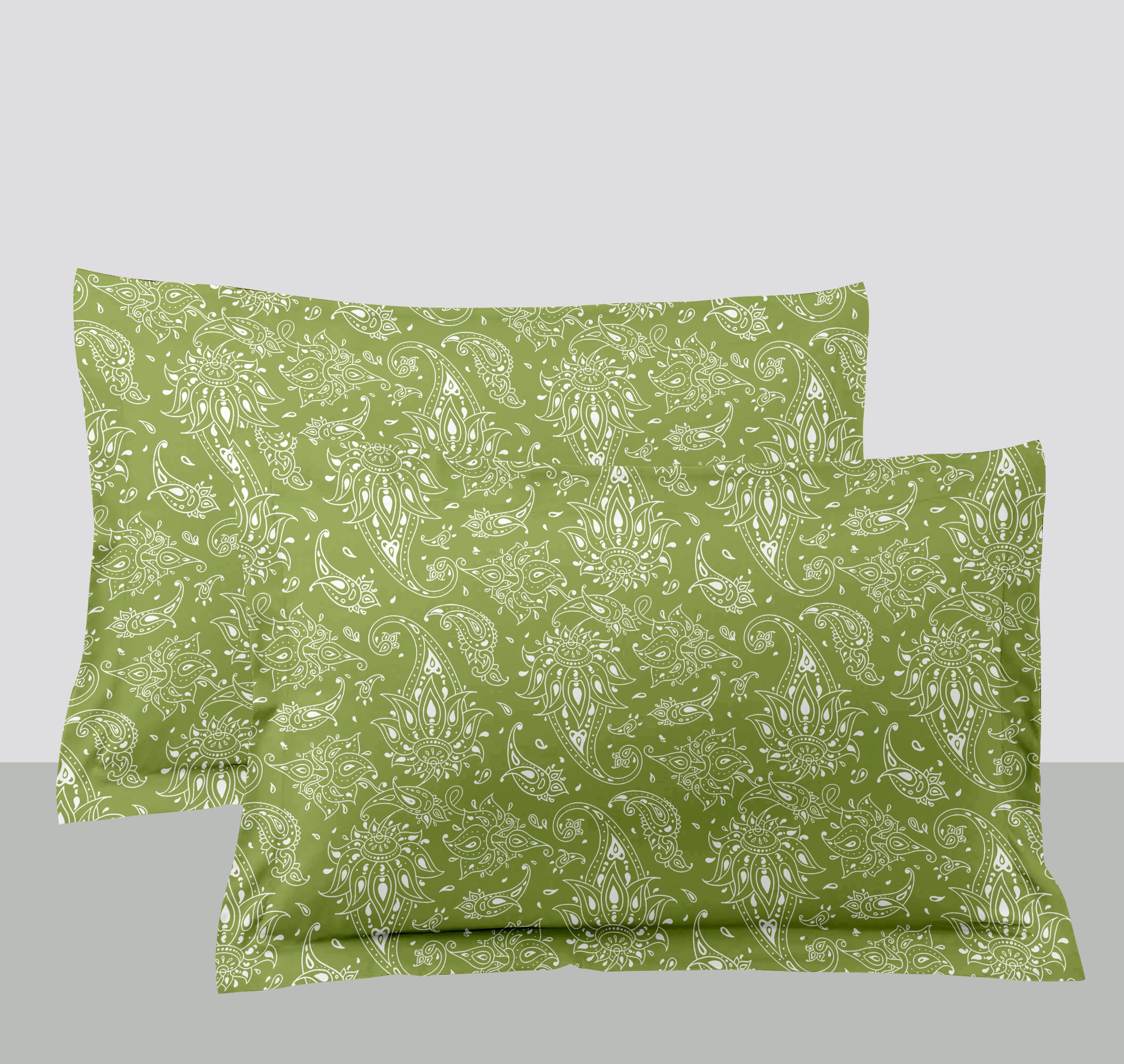 Swaas 100% Pure Cotton Wild Paisley Pillow Covers