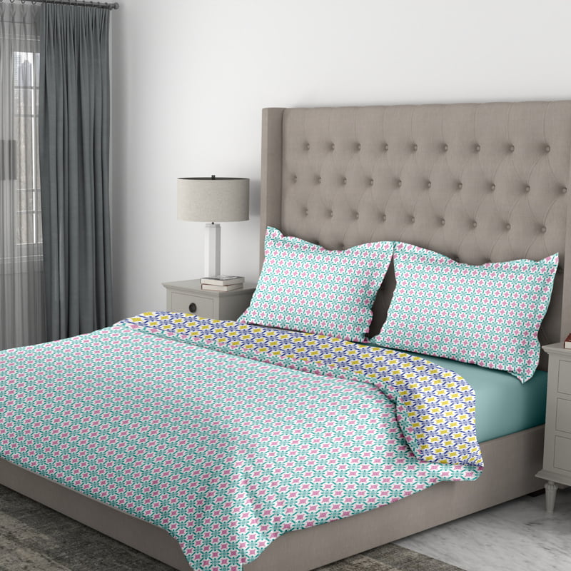 Swaas Cotton Eucalyptus Vintage Ornament Reversible Quilt