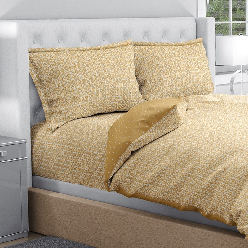 Swaas Antimicrobial 100% Pure Cotton Majestic Grid Pillow Covers