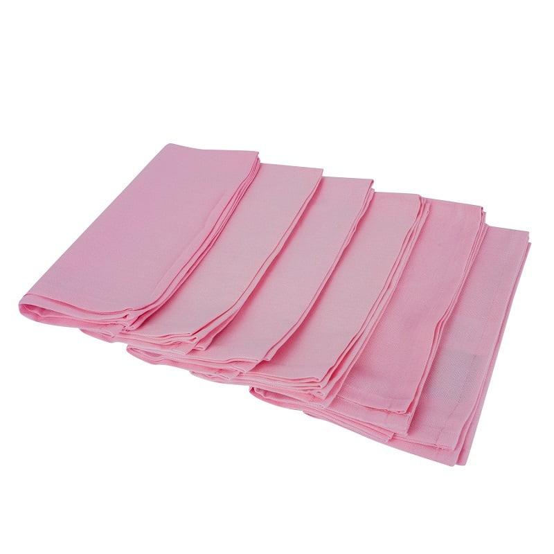Solid Dyed Napkin - Orchid Pink - Set of 6, Pure Cotton