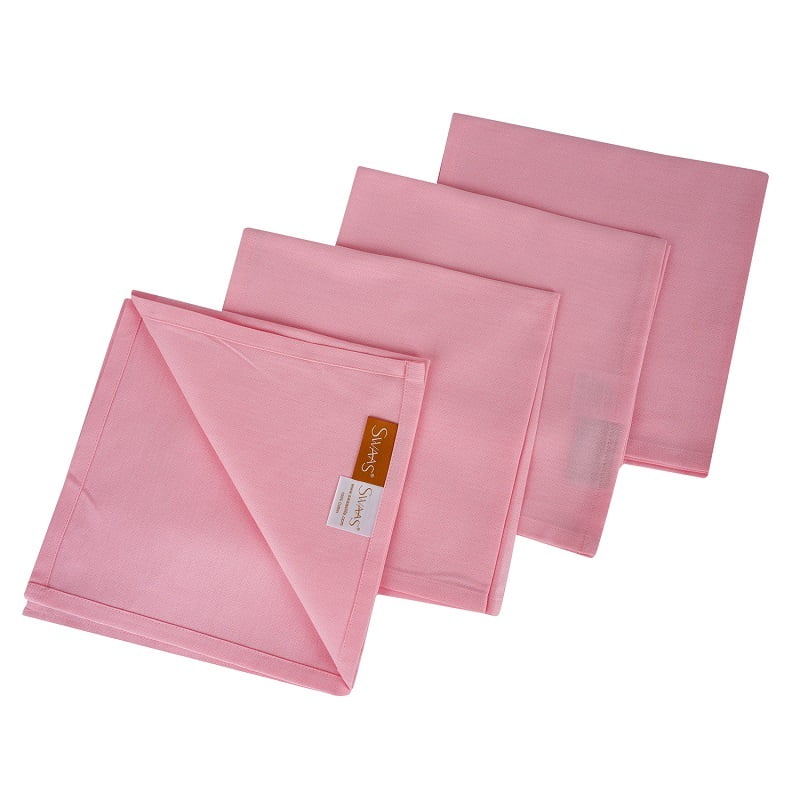 Solid Dyed Napkin - Orchid Pink - Set of 6, Pure Cotton