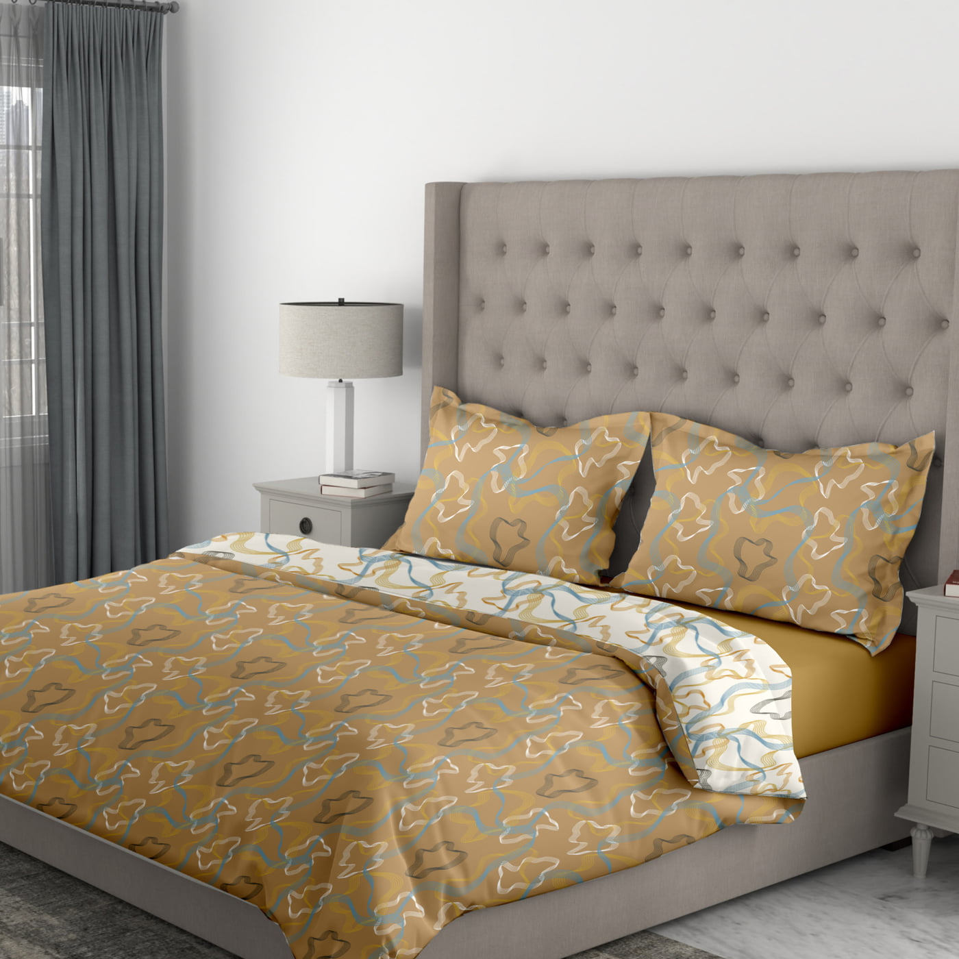 Pure Cotton  Circle Stripes Pillow Covers