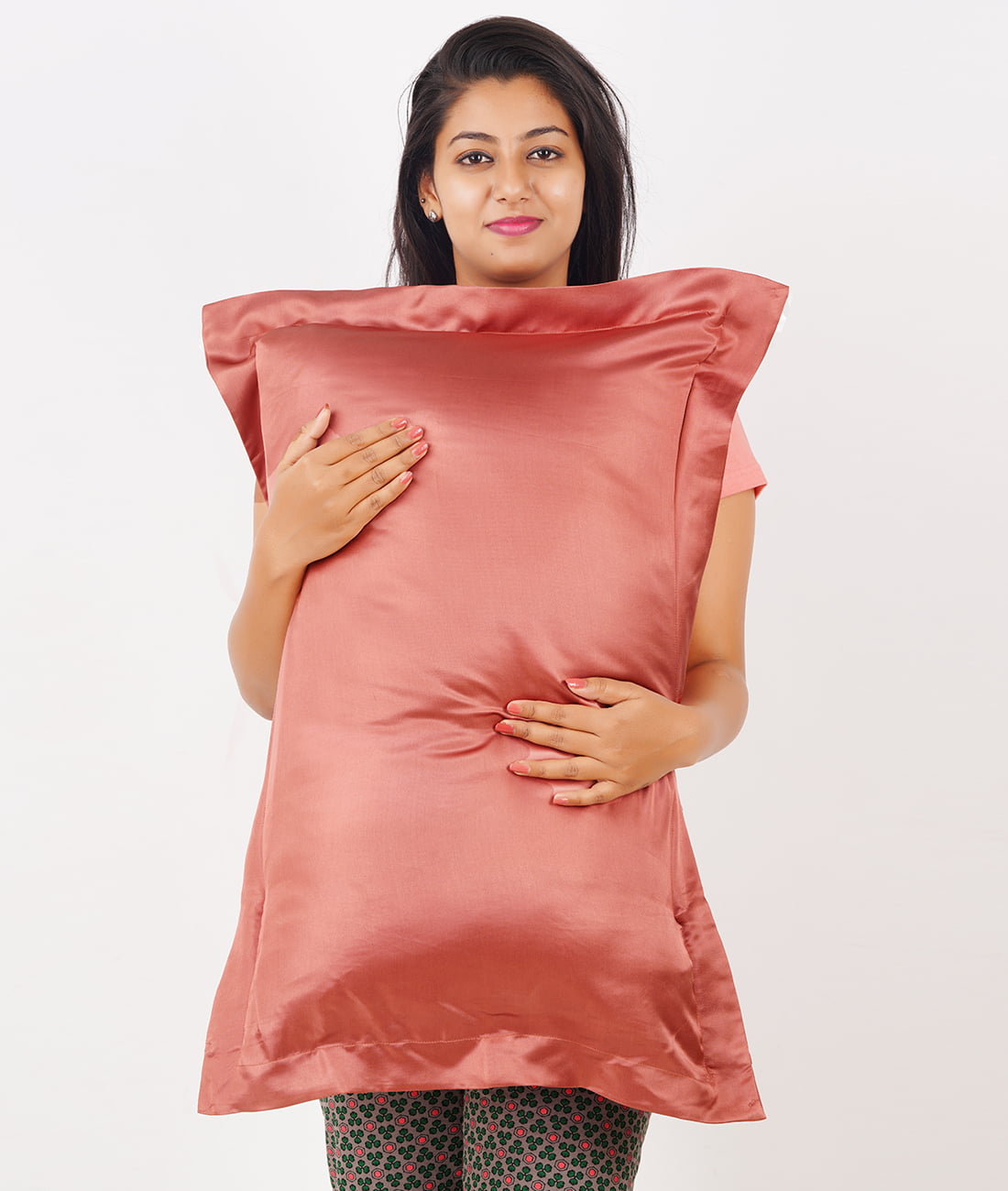 Swaas 100% Mulberry Silk Clay Pillow Cases - Set of 2