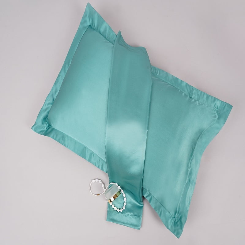 Swaas 100% Mulberry Silk Eucalyptus Pillow Cases - Set of 2