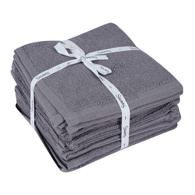 Cotton Terry Dish Cloth - Yucca - Set of 8, 100% Cotton