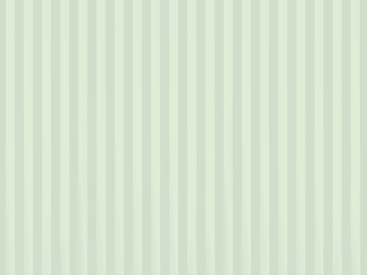 Cotton 6mm Stripes Frosty Green Bedsheet Set- 100% Pure Cotton