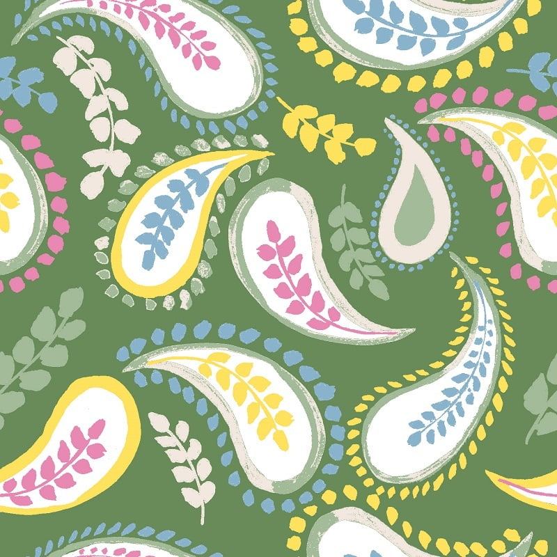 Swaas 100% Pure Cotton Paisley Bedsheet Set