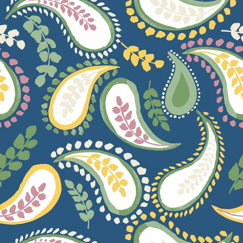 Swaas 100% Pure Cotton Paisley Bedsheet Set