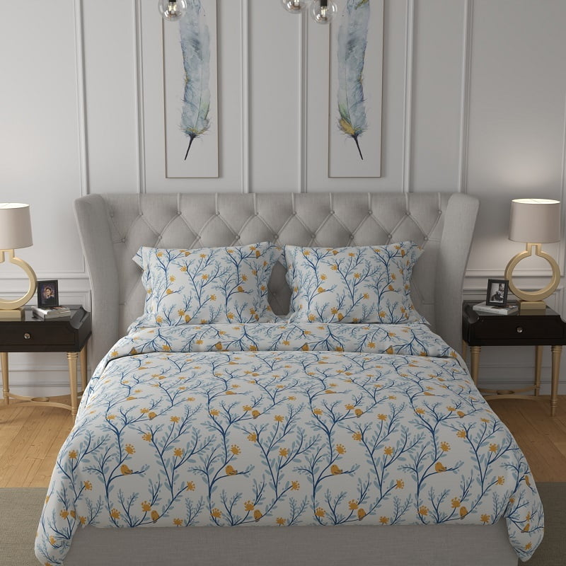 100% Pure Cotton Little Birdie Bedsheet Set