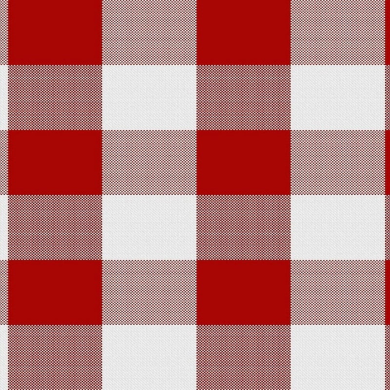Red Check Table Cloths - 100% Cotton