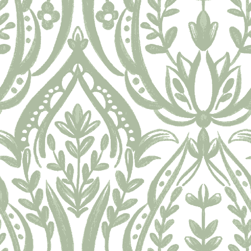 Swaas Cotton Eucalyptus Danica Green Bedsheet Set