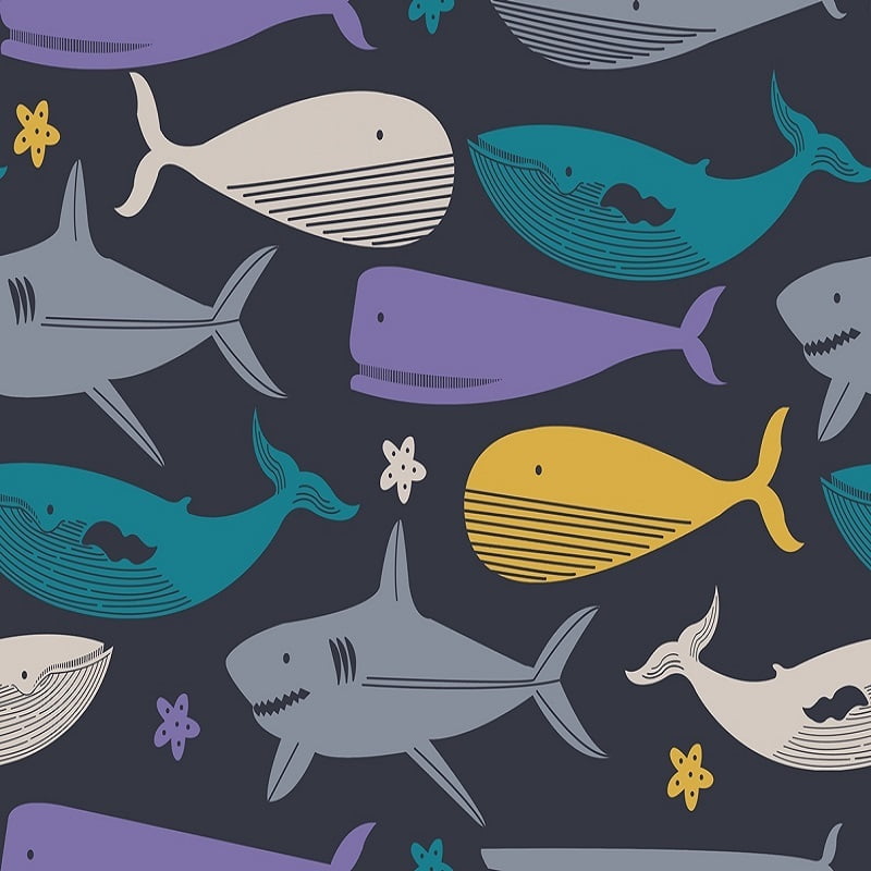 Blue Wonder 100% Pure Cotton Antimicrobial Kids  Bedsheet Set