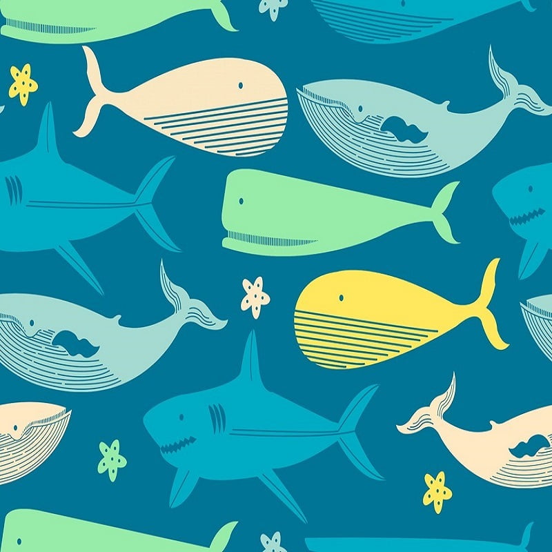 Blue Wonder 100% Pure Cotton Antimicrobial Kids  Bedsheet Set