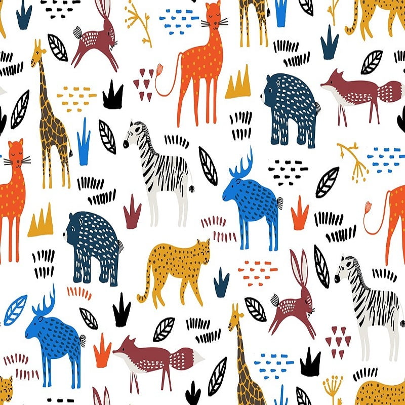 Swaas Forest Friends 100% Pure Cotton Antimicrobial Kids Bedsheet Set