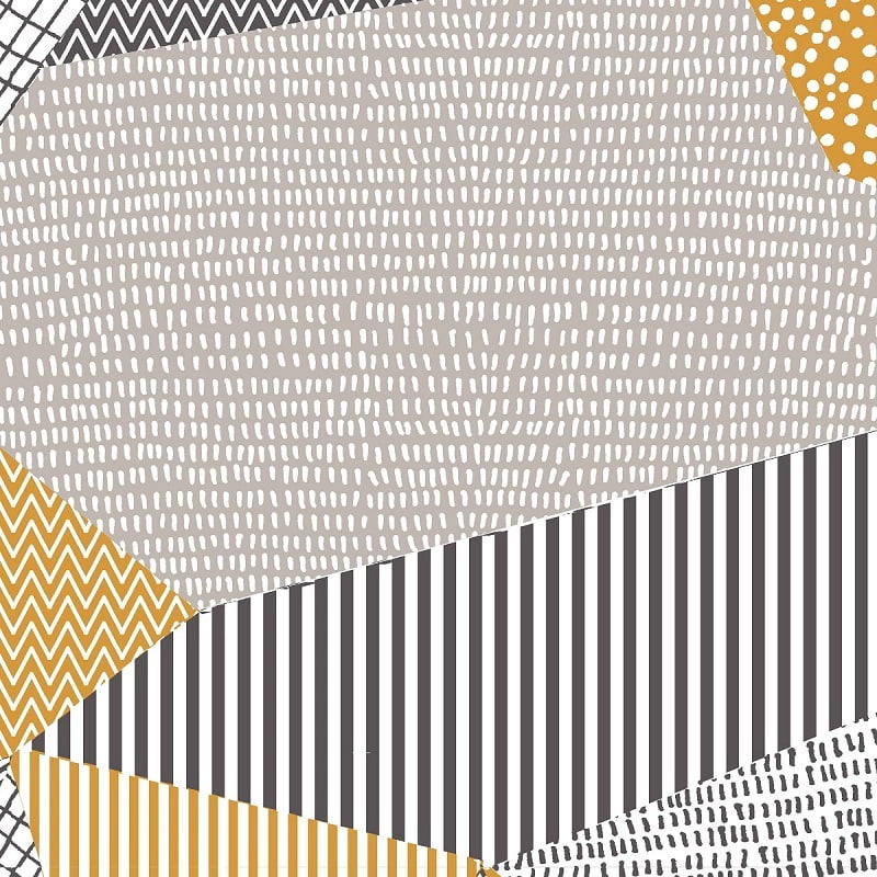 Antimicrobial 100% Pure Cotton Mix Geo Pattern Bedsheet Set