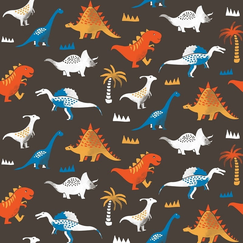 Swaas Jurassic Park 100% Pure Cotton Antimicrobial Kids Bedsheet Set