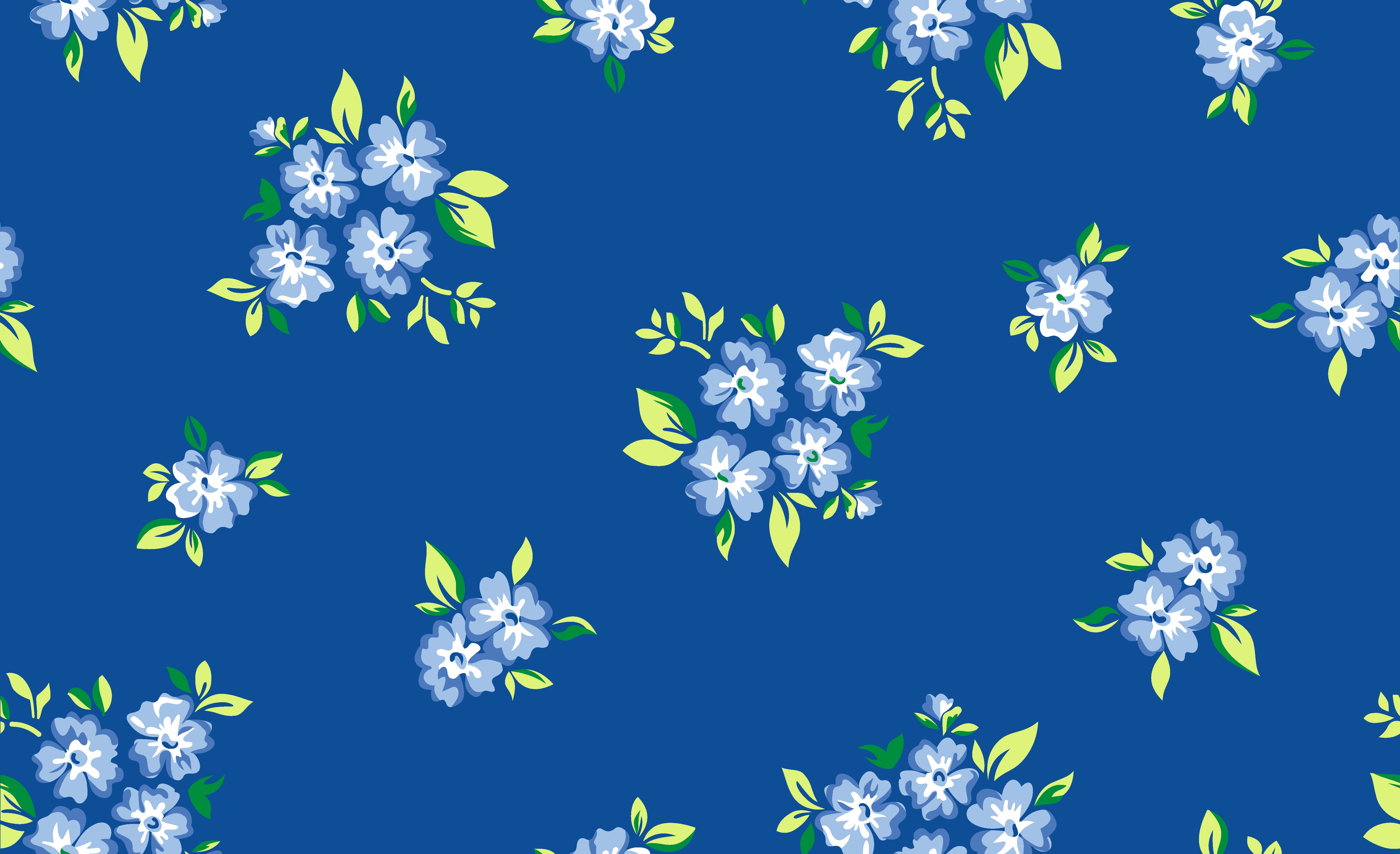 Swaas 100% Pure Cotton Glori Blue Bedsheet Set