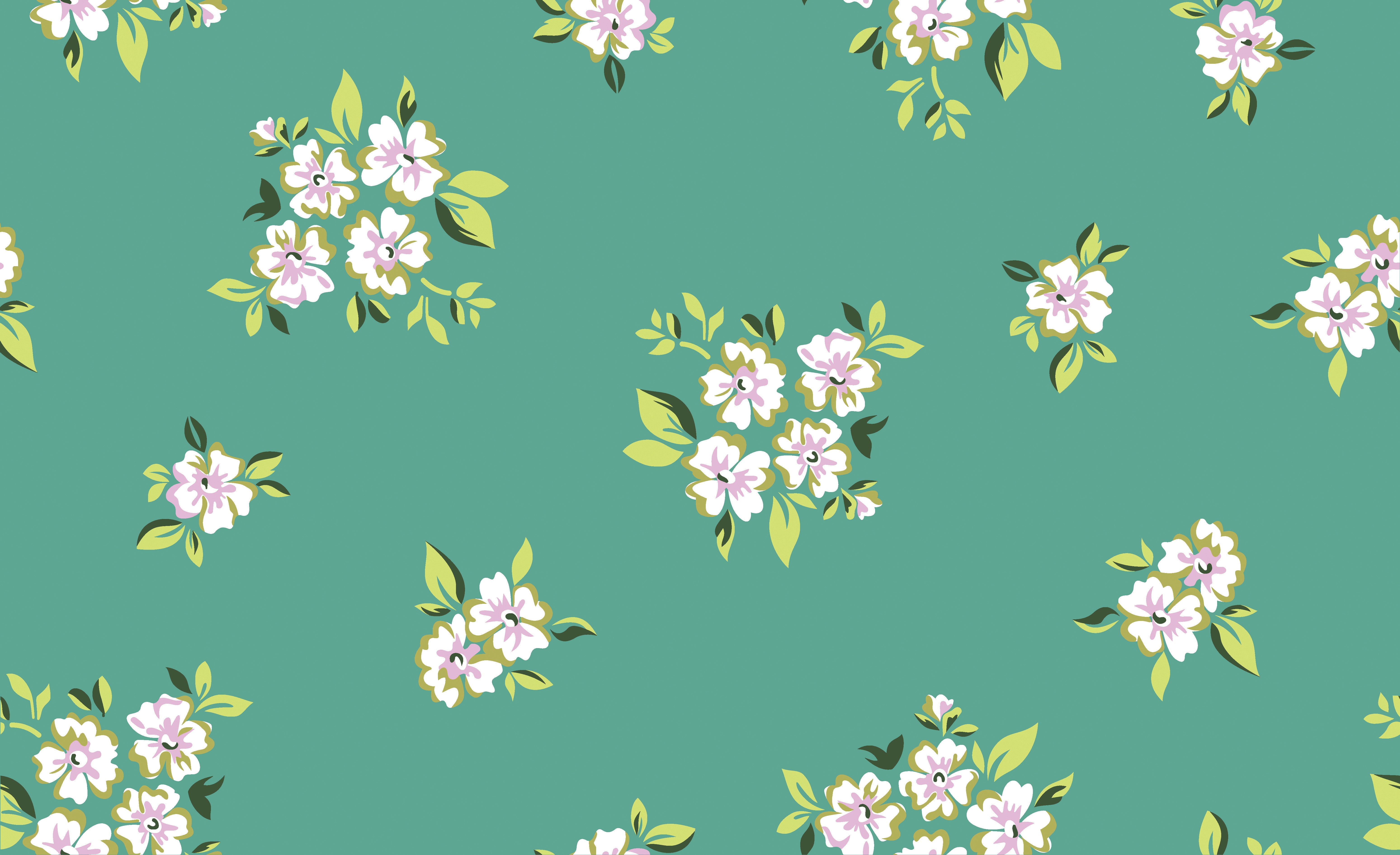 Swaas 100% Pure Cotton Glori Green Bedsheet Set