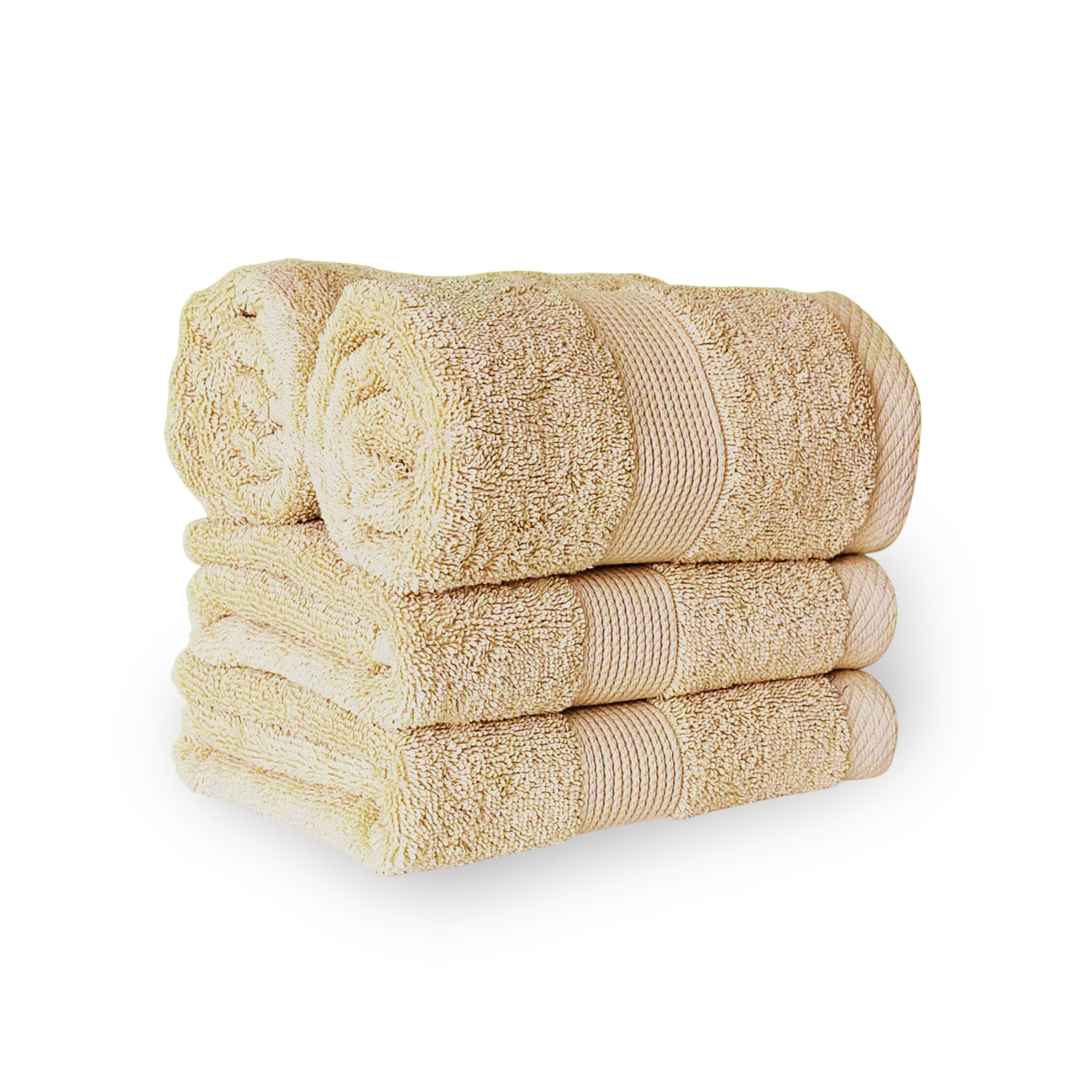 100% Cotton Terry Hand Towel - Pebble