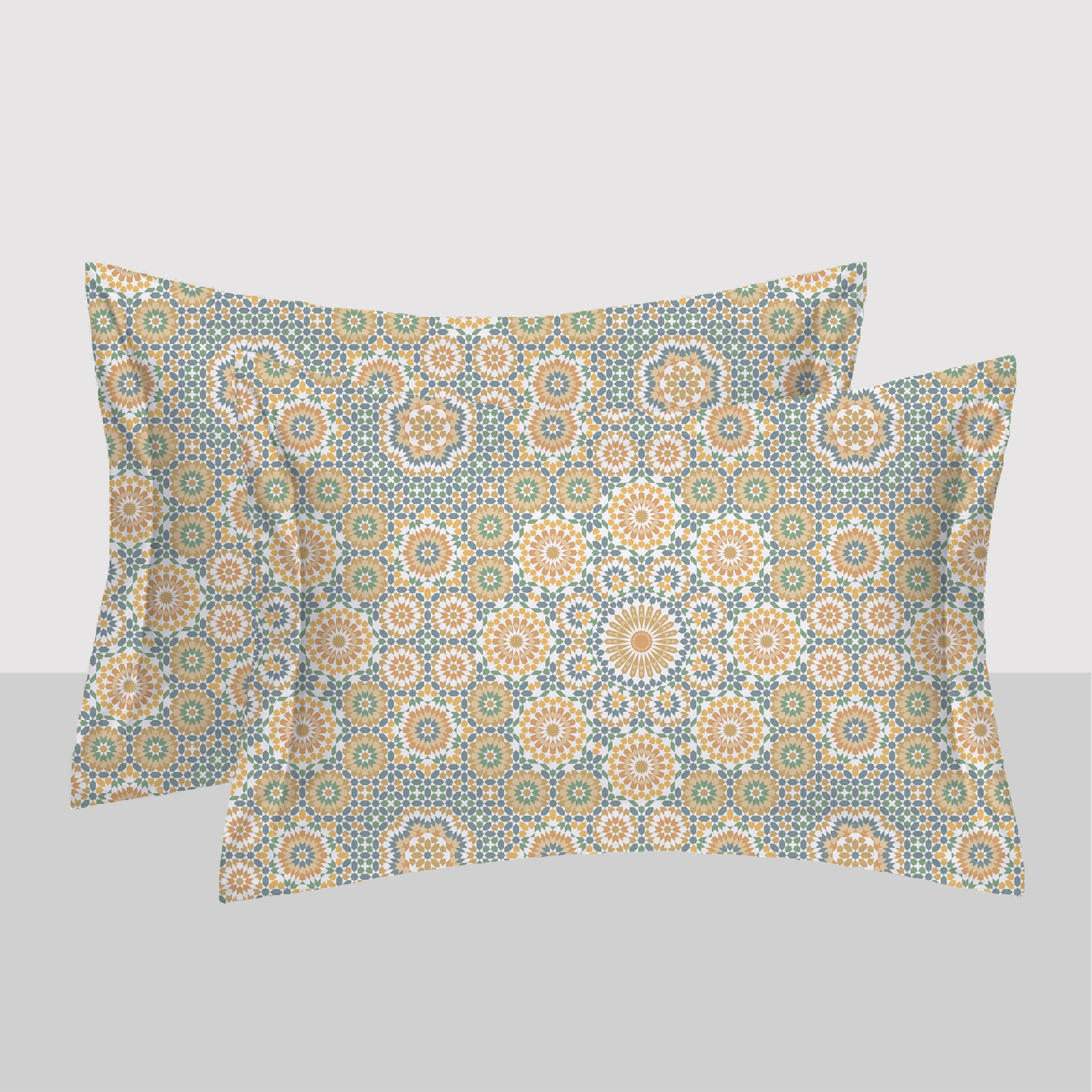 Swaas 100% Pure Cotton Circular Serenade Pillow Covers