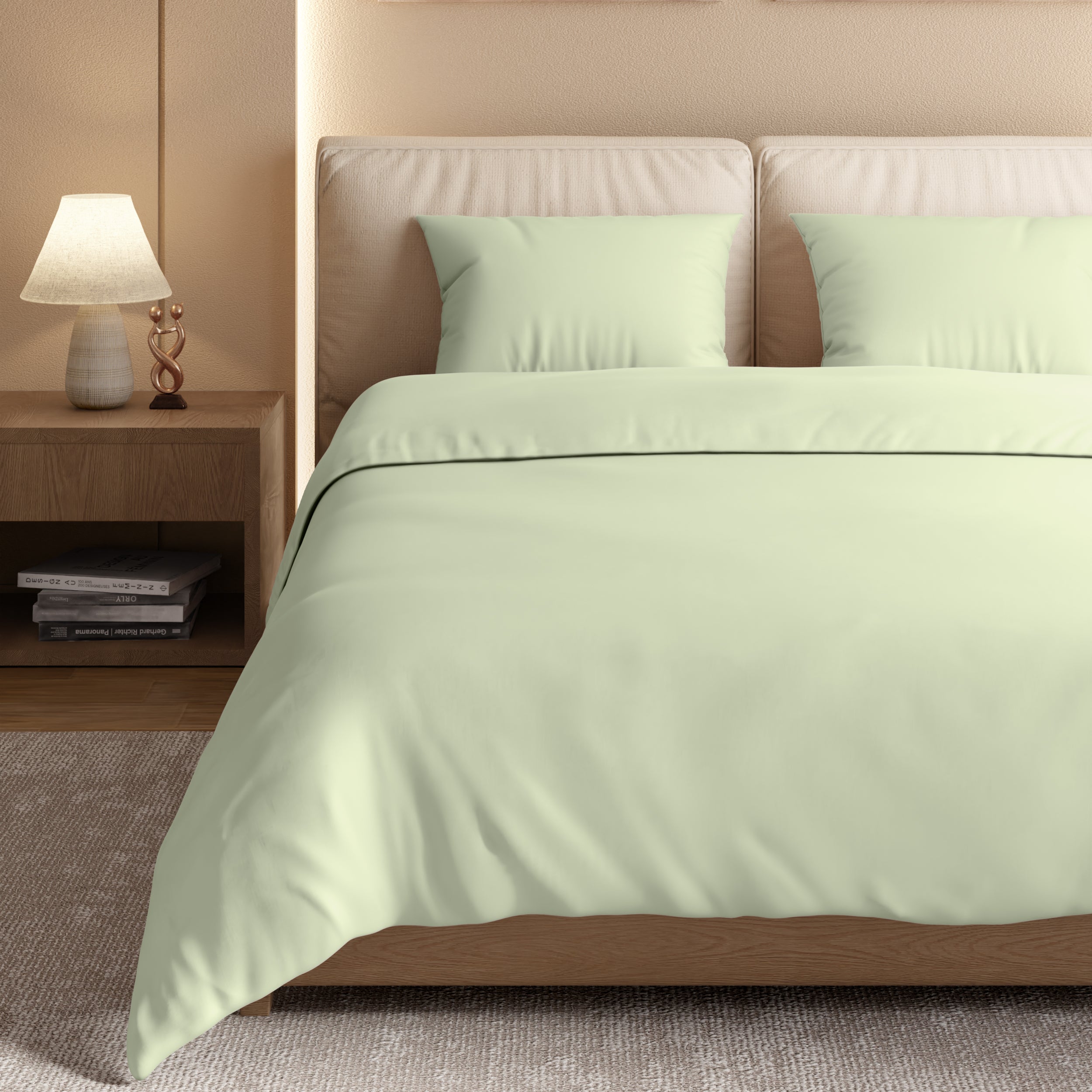 Swaas 100% Pure Cotton 600TC Bedsheet Set - Dewkist