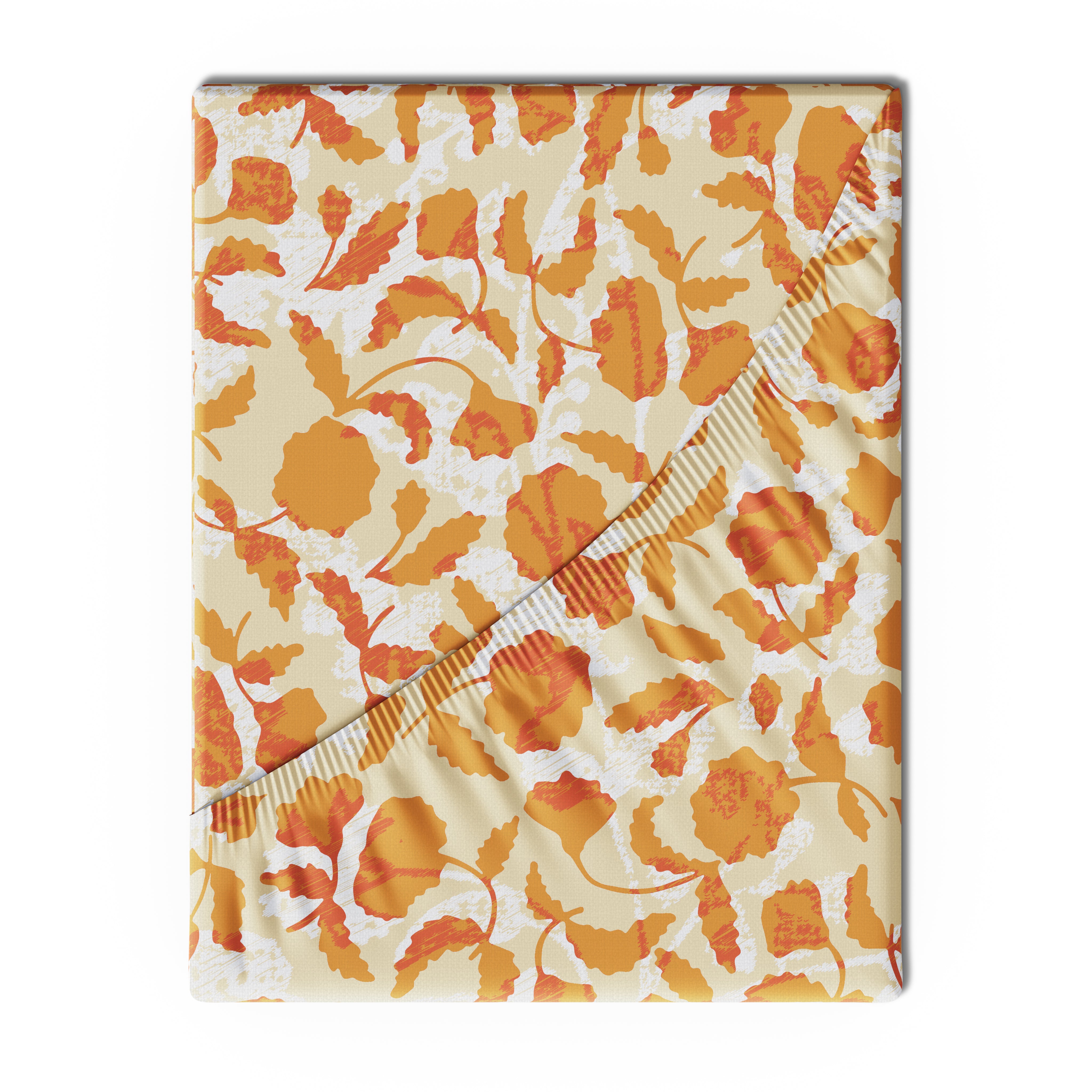 Swaas 100% Pure Cotton Luma 200 TC Fitted Sheet Set - Gold