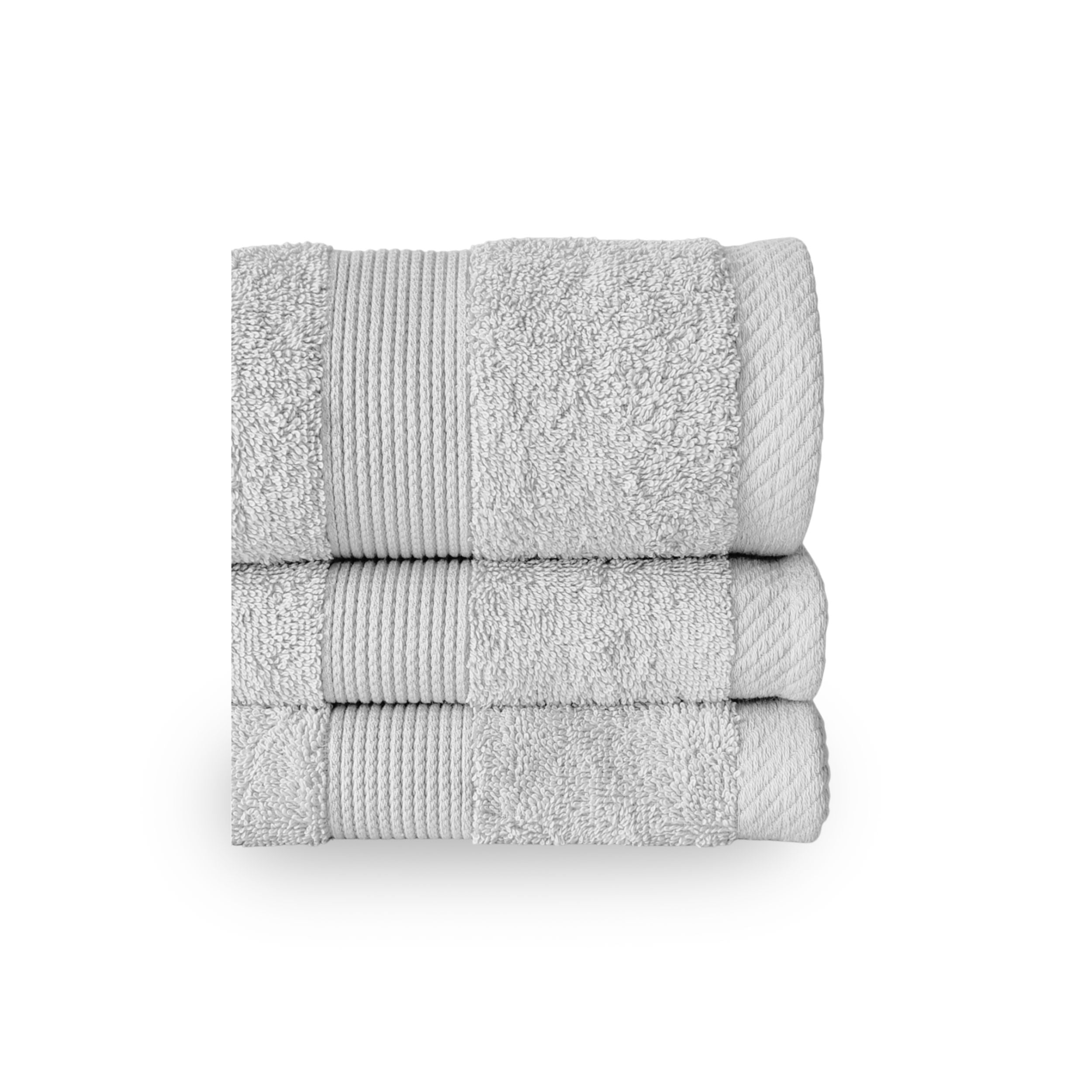 100% Cotton Terry Hand Towel - Grey