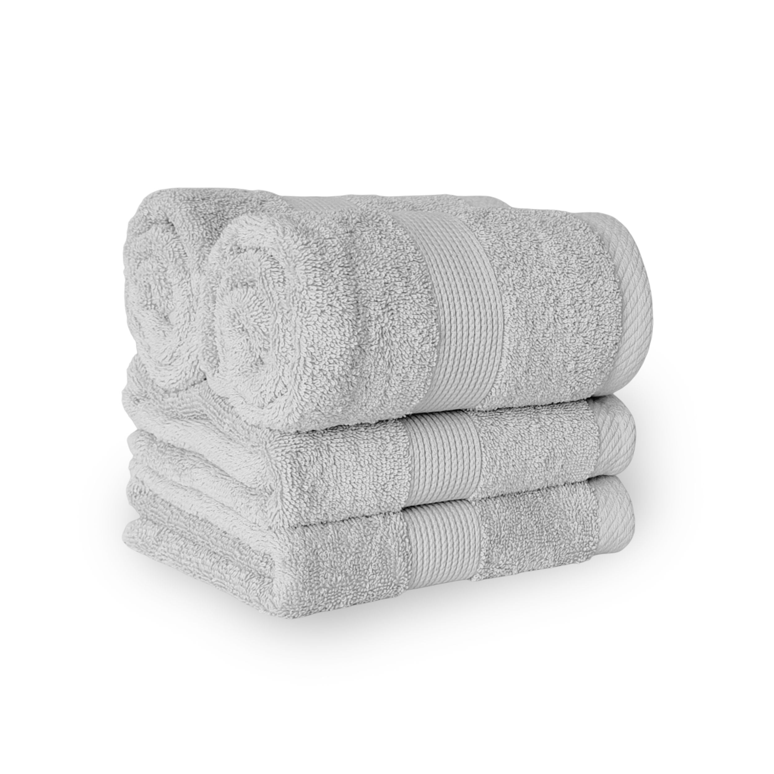 100% Cotton Terry Hand Towel - Grey