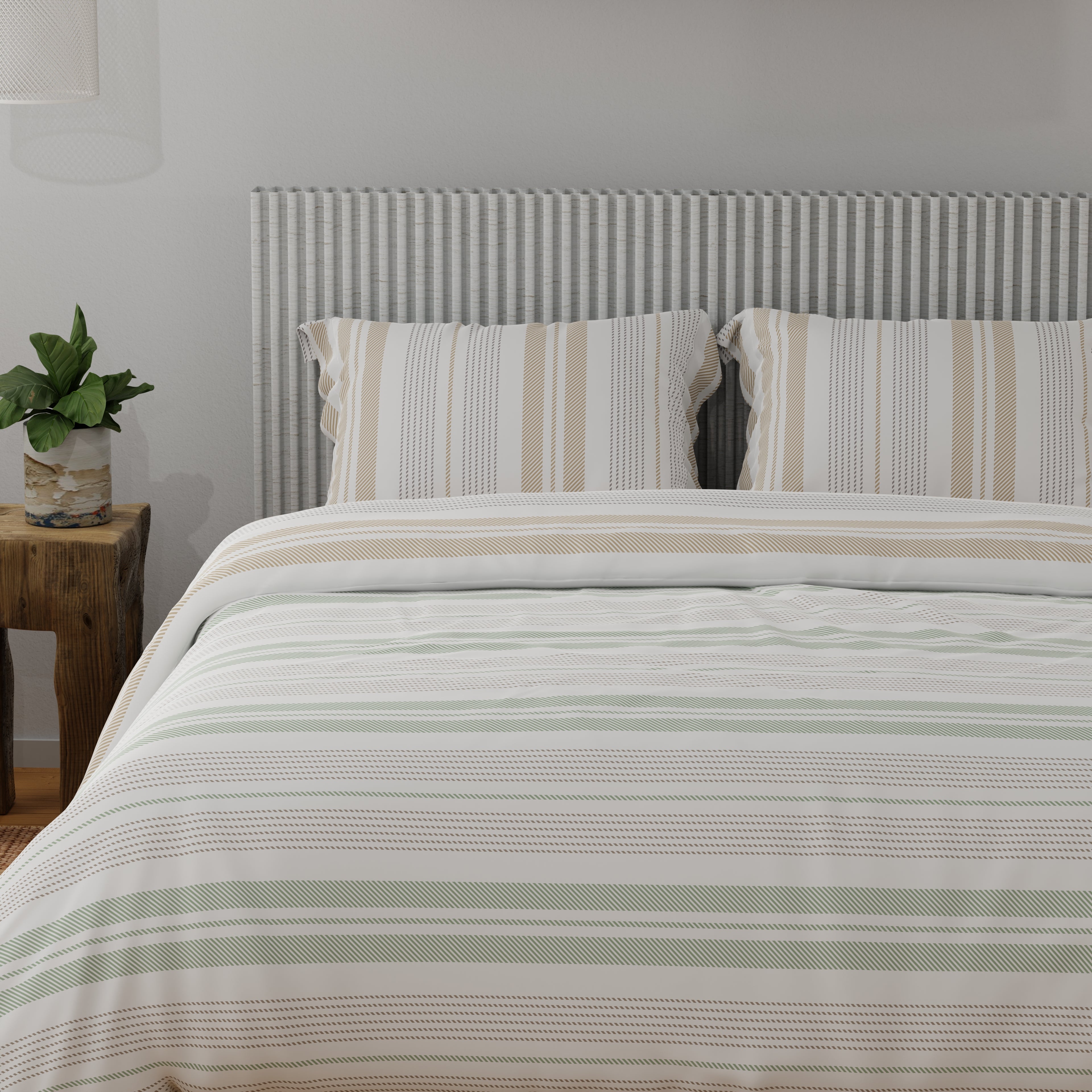 100% Cotton 200 TC Reversible Quilt (250 GSM) - Horizon Harmony