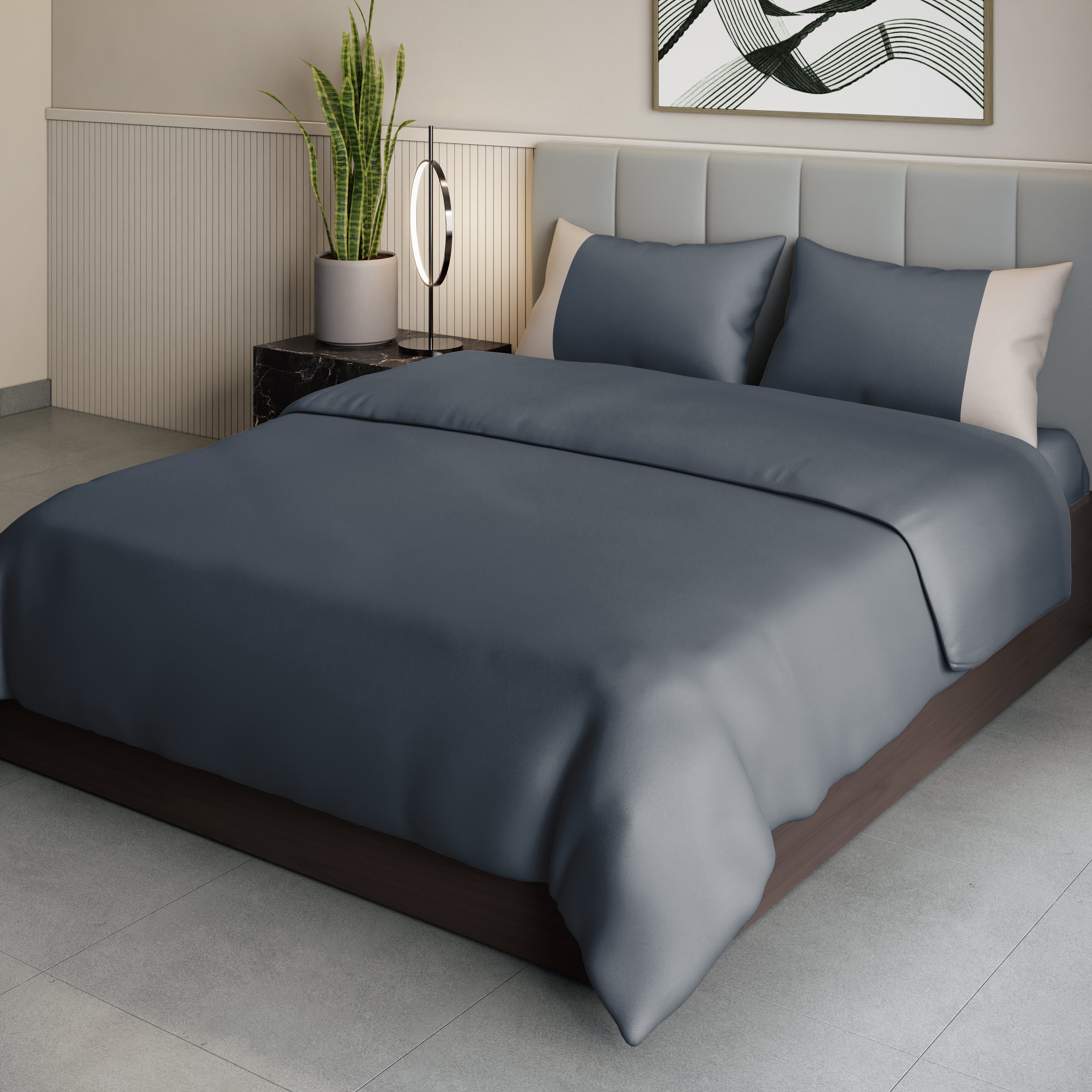 300 TC 100% Cotton - Turbulence Bedsheet Set