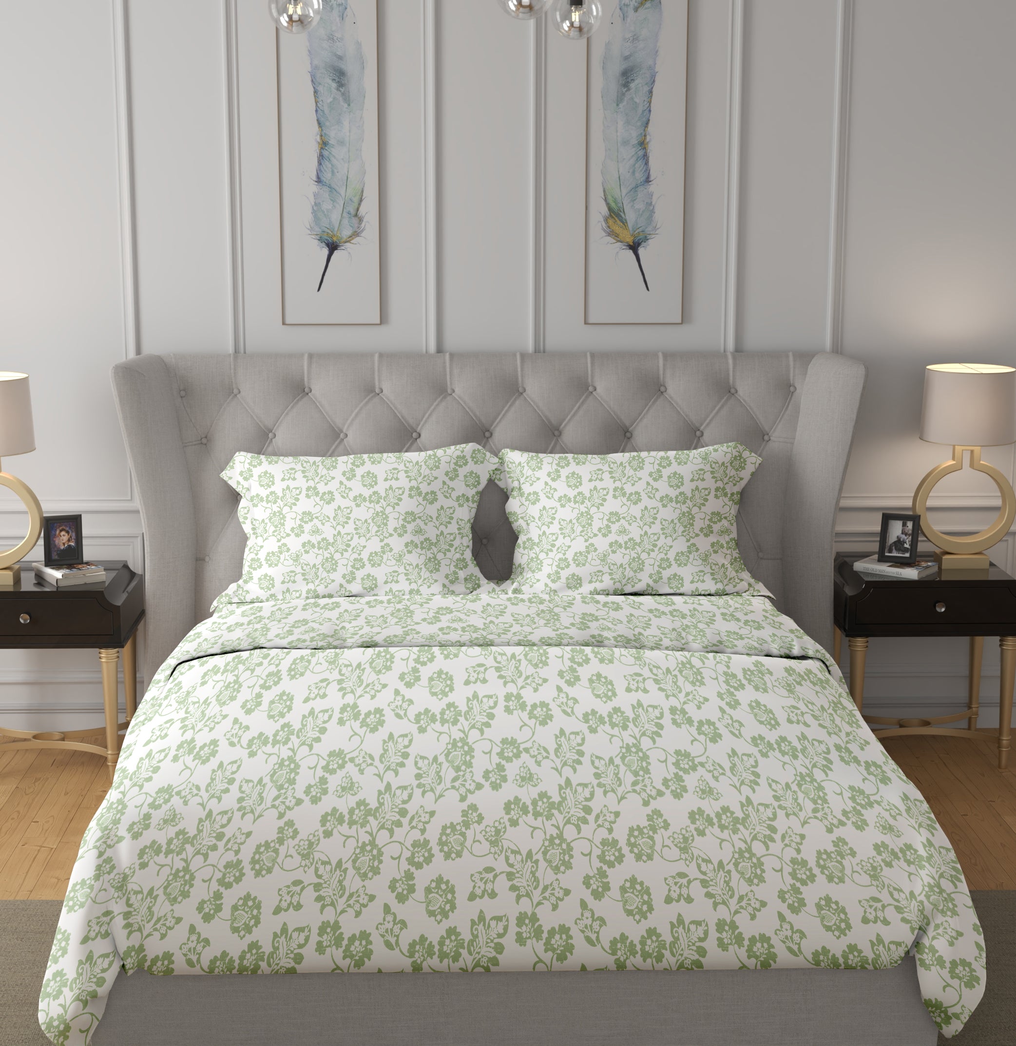 100% Pure Cotton Jolie Bedsheet Set