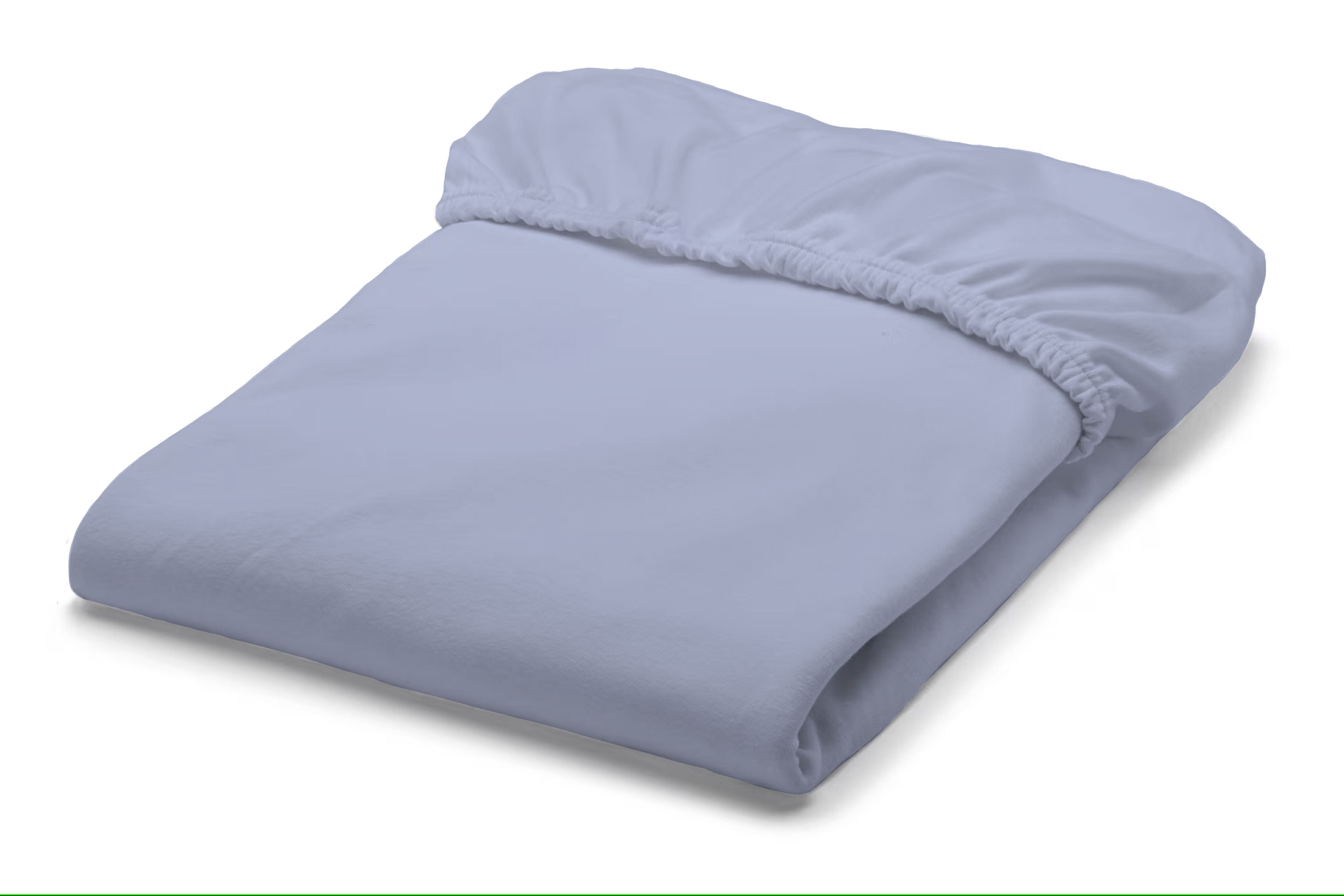 100% Cotton Jersey Fitted Sheet Set - Heather