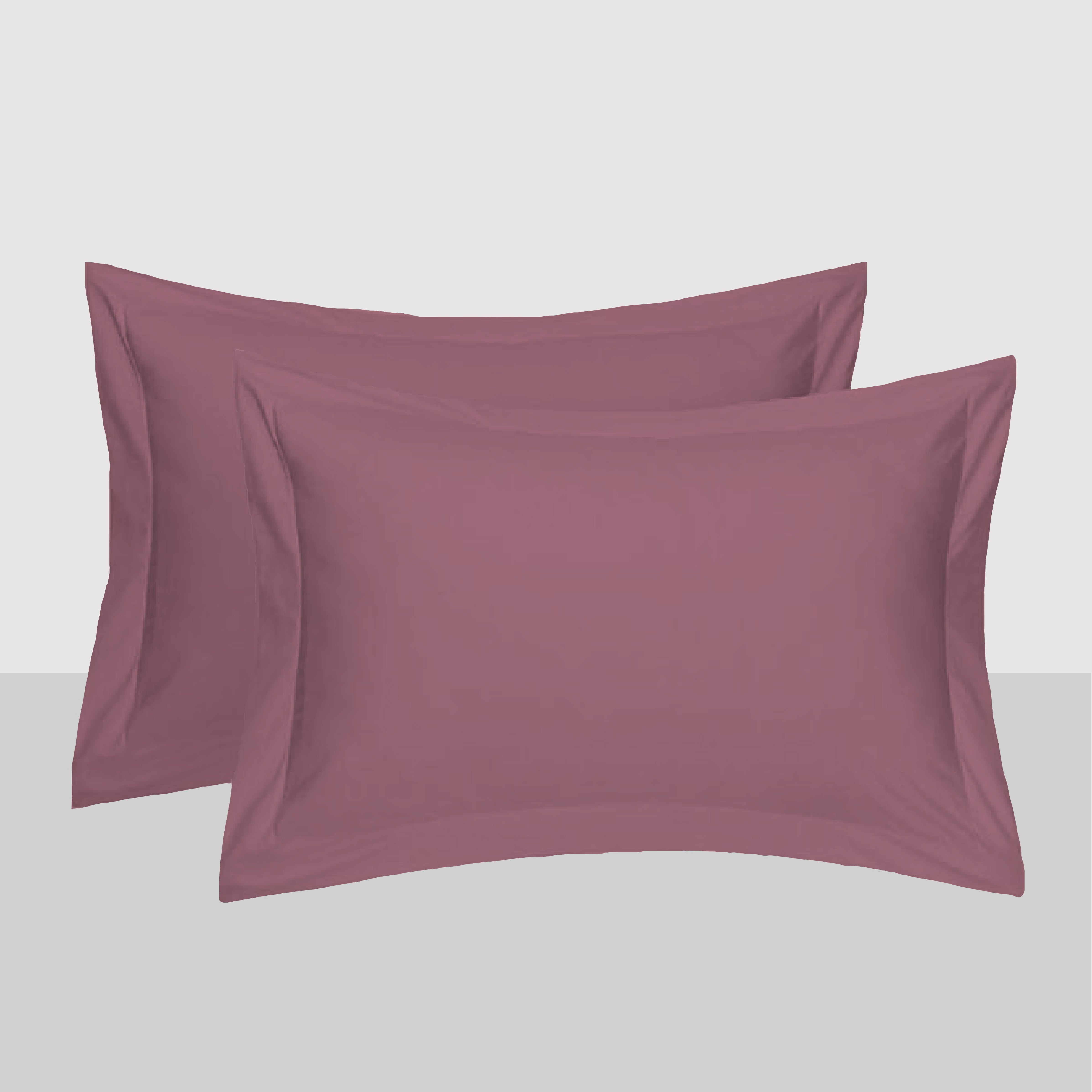 Swaas 100% Cotton Lilas Solid Dyed Pillow Covers