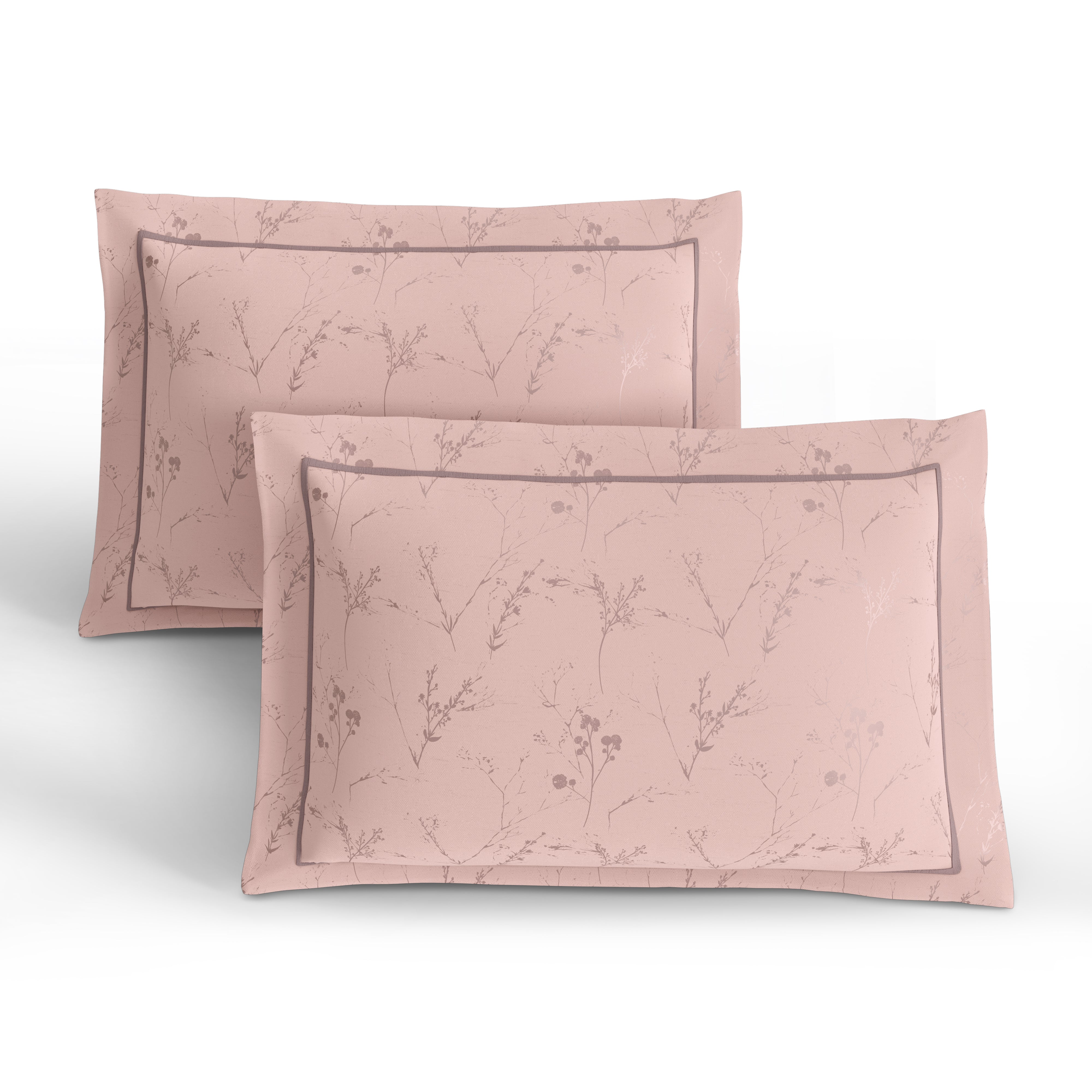 400 TC 100% Cotton Ellara Pink Bedsheet Set