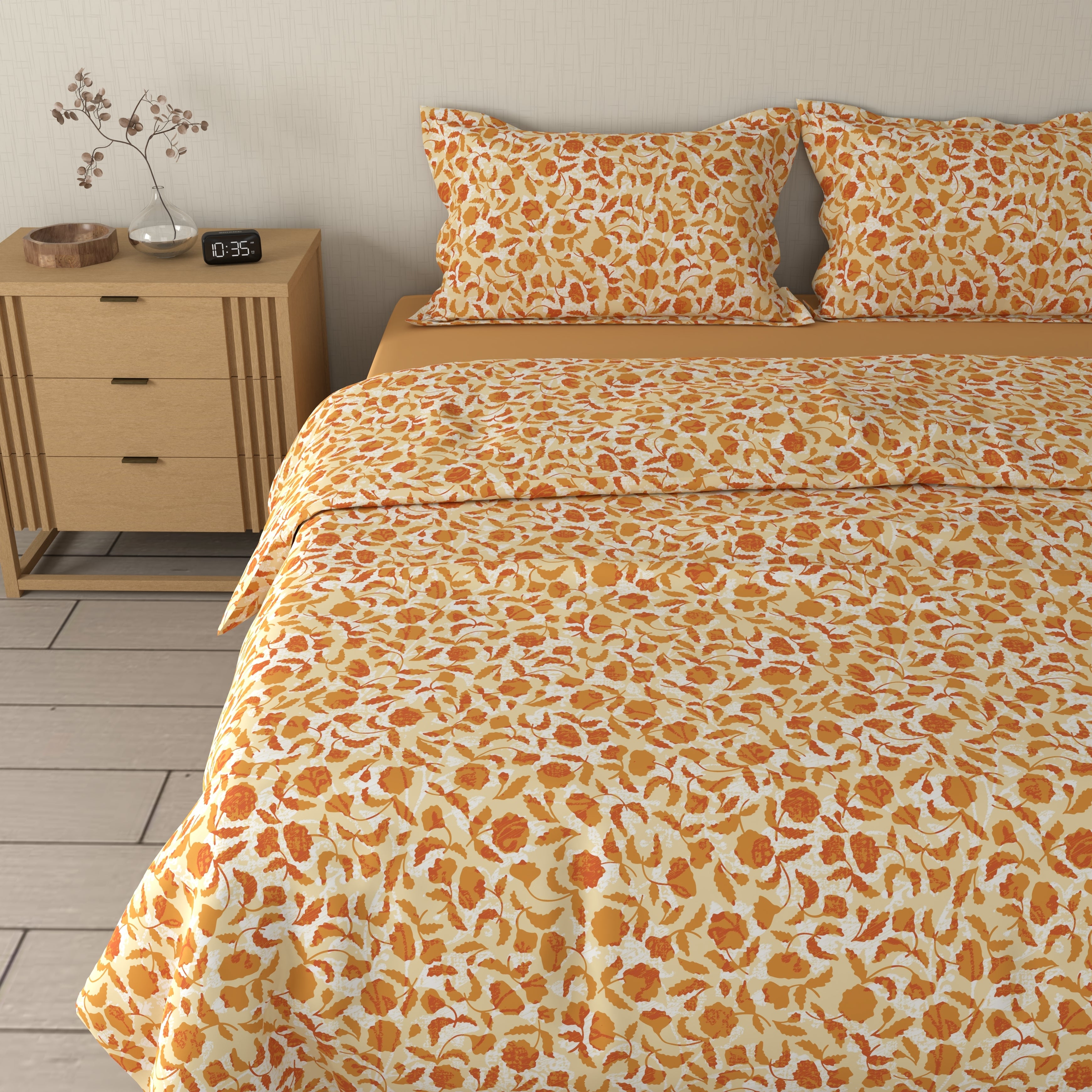 200 TC 100% Cotton Luma Gold Bedsheet Set