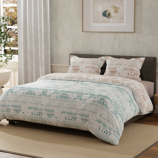 100% Cotton 200 TC Reversible Quilt - Linea Bloom