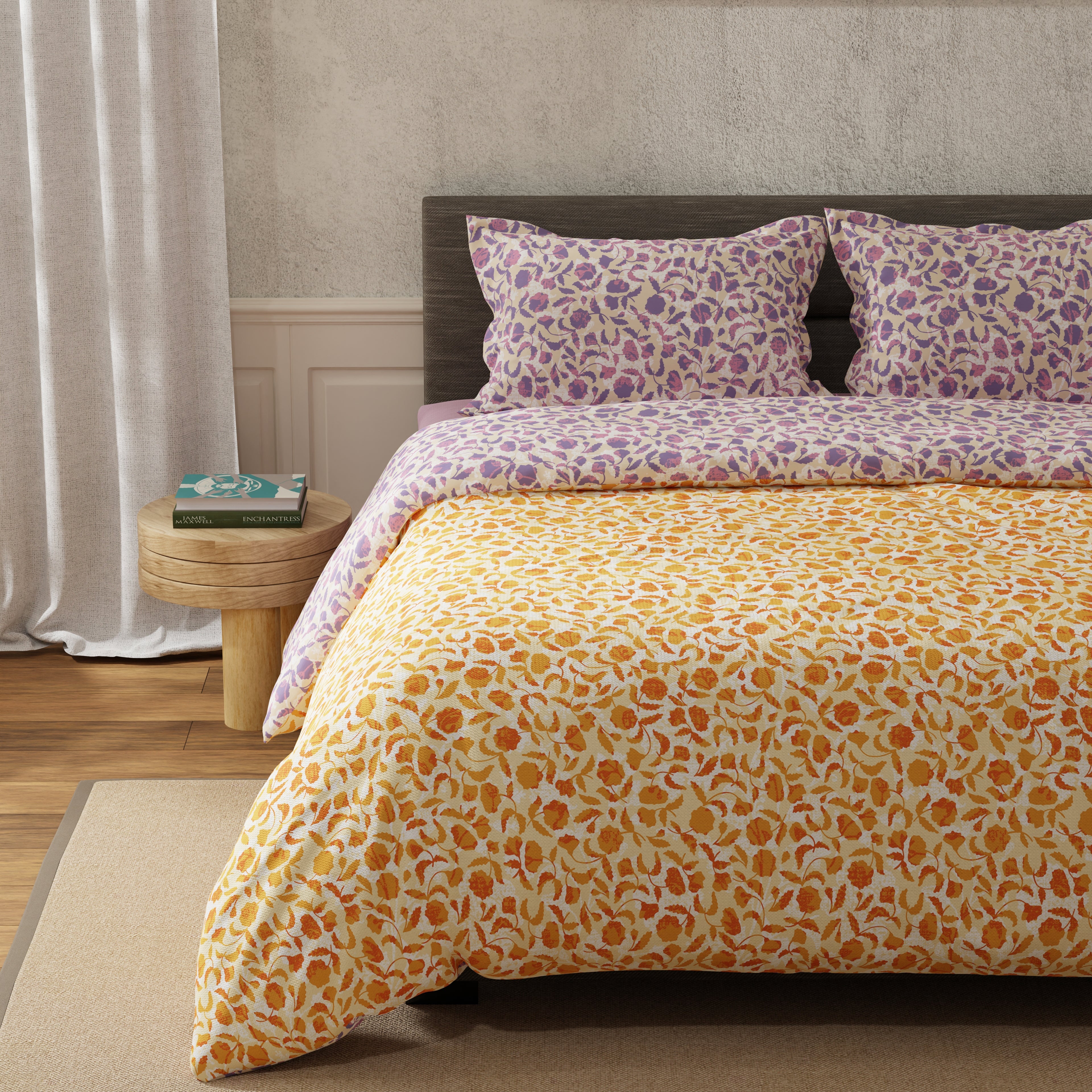 100% Cotton 200 TC Reversible Quilt - Luma