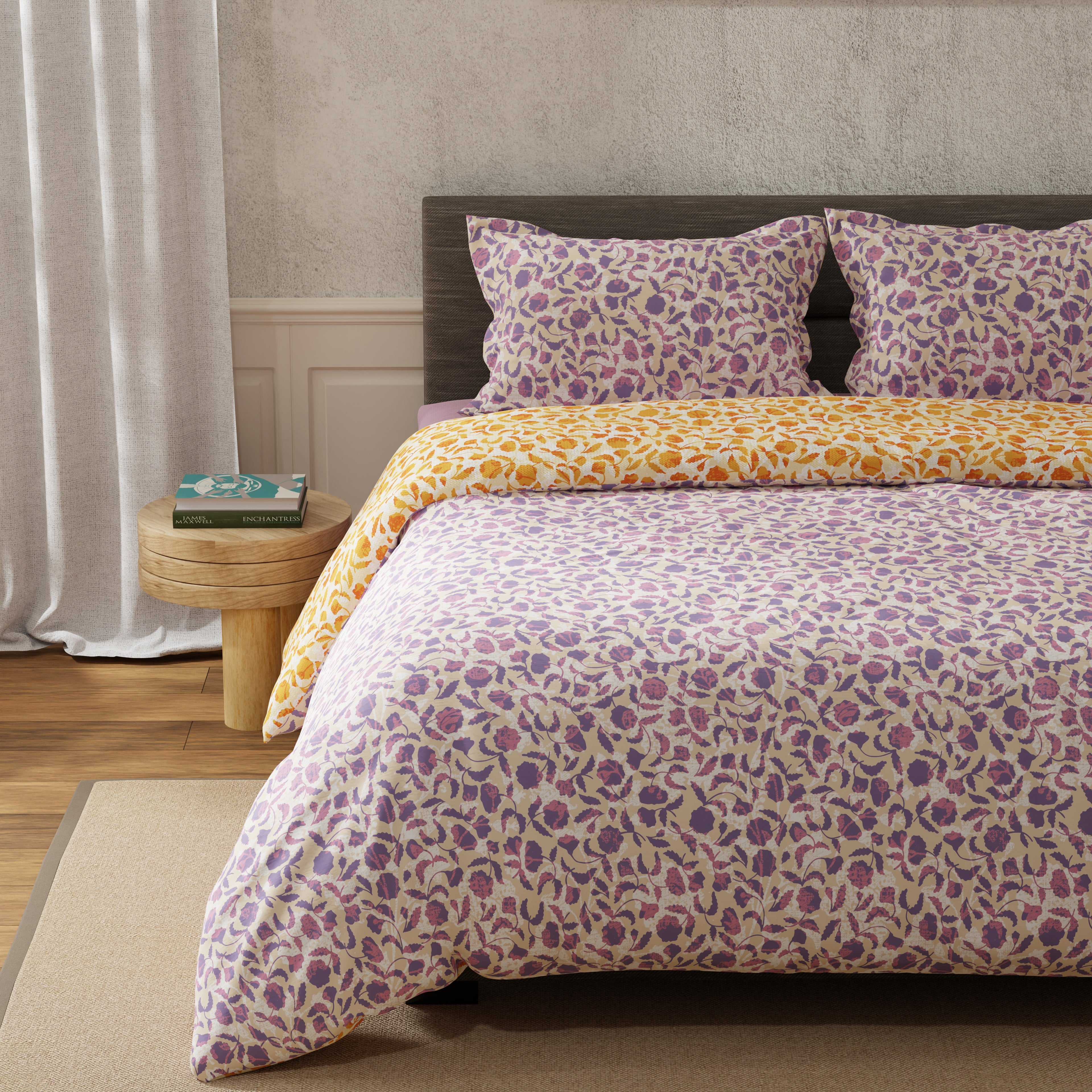 100% Cotton 200 TC Reversible Quilt - Luma