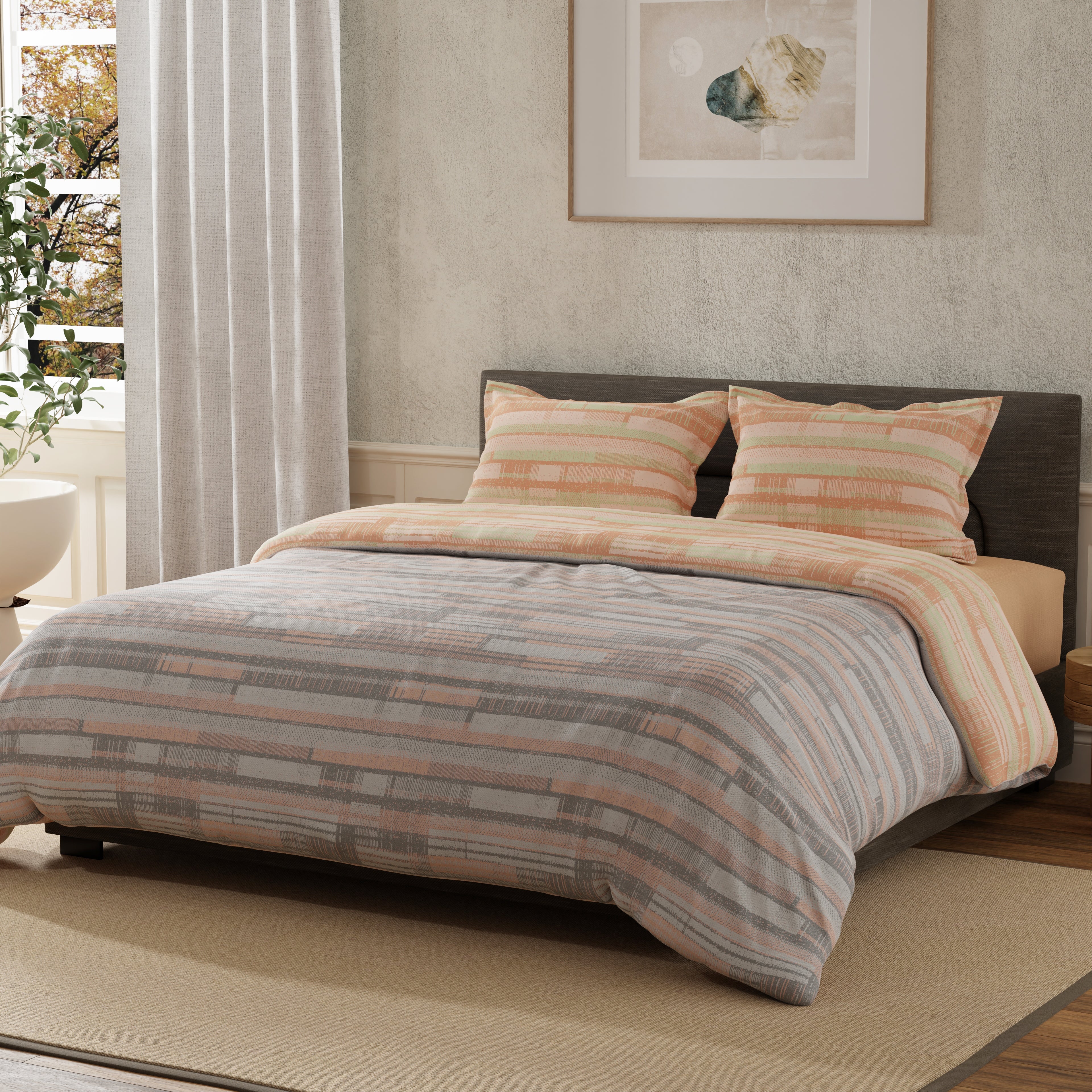 100% Cotton 200 TC Reversible Quilt - Wazo