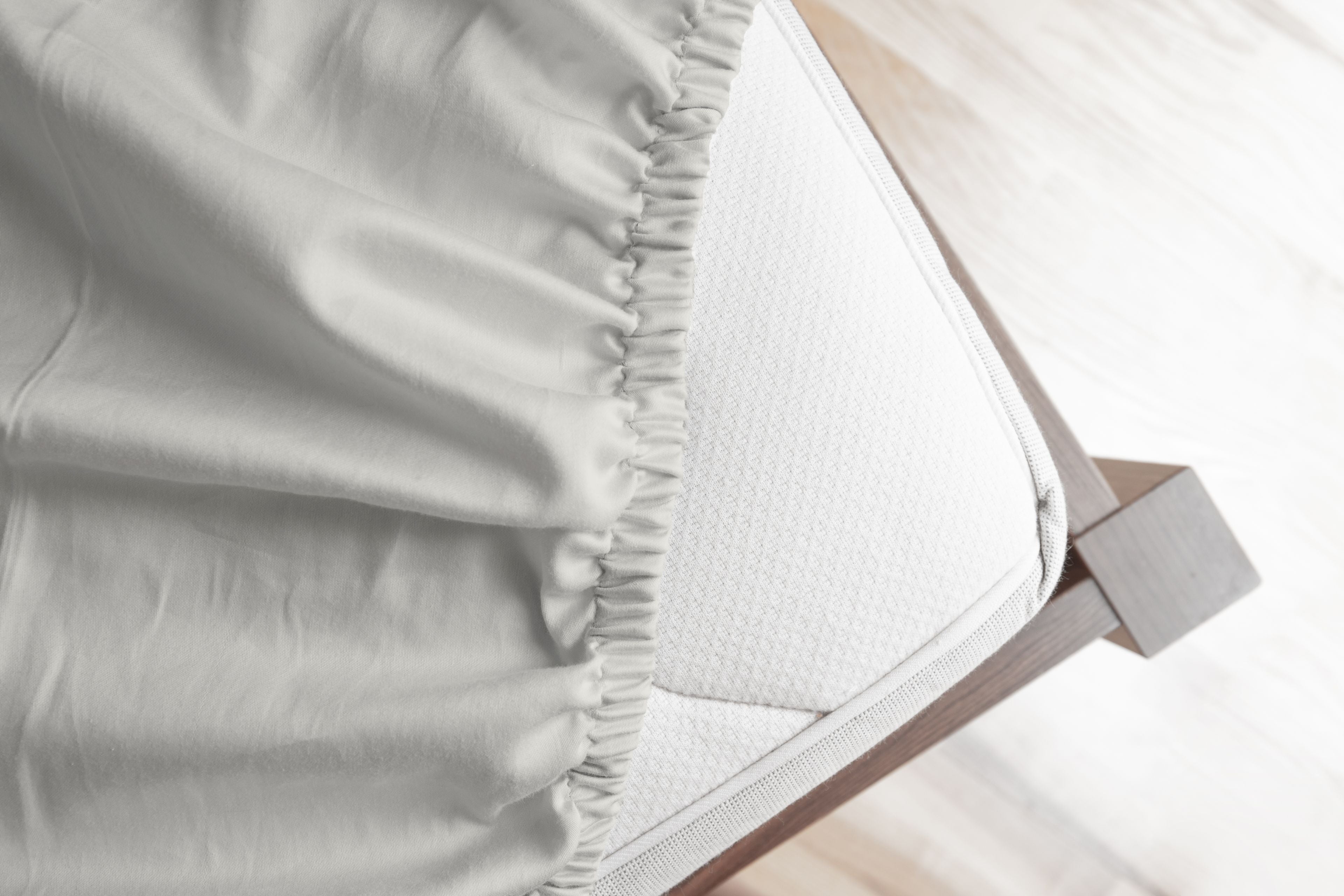 100% Cotton Jersey Fitted Sheet Set - Dawn Blue